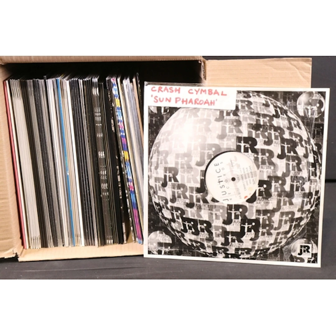 Vinyl - Over 65 12" singles to include Sun Pharoah, Kromosom...