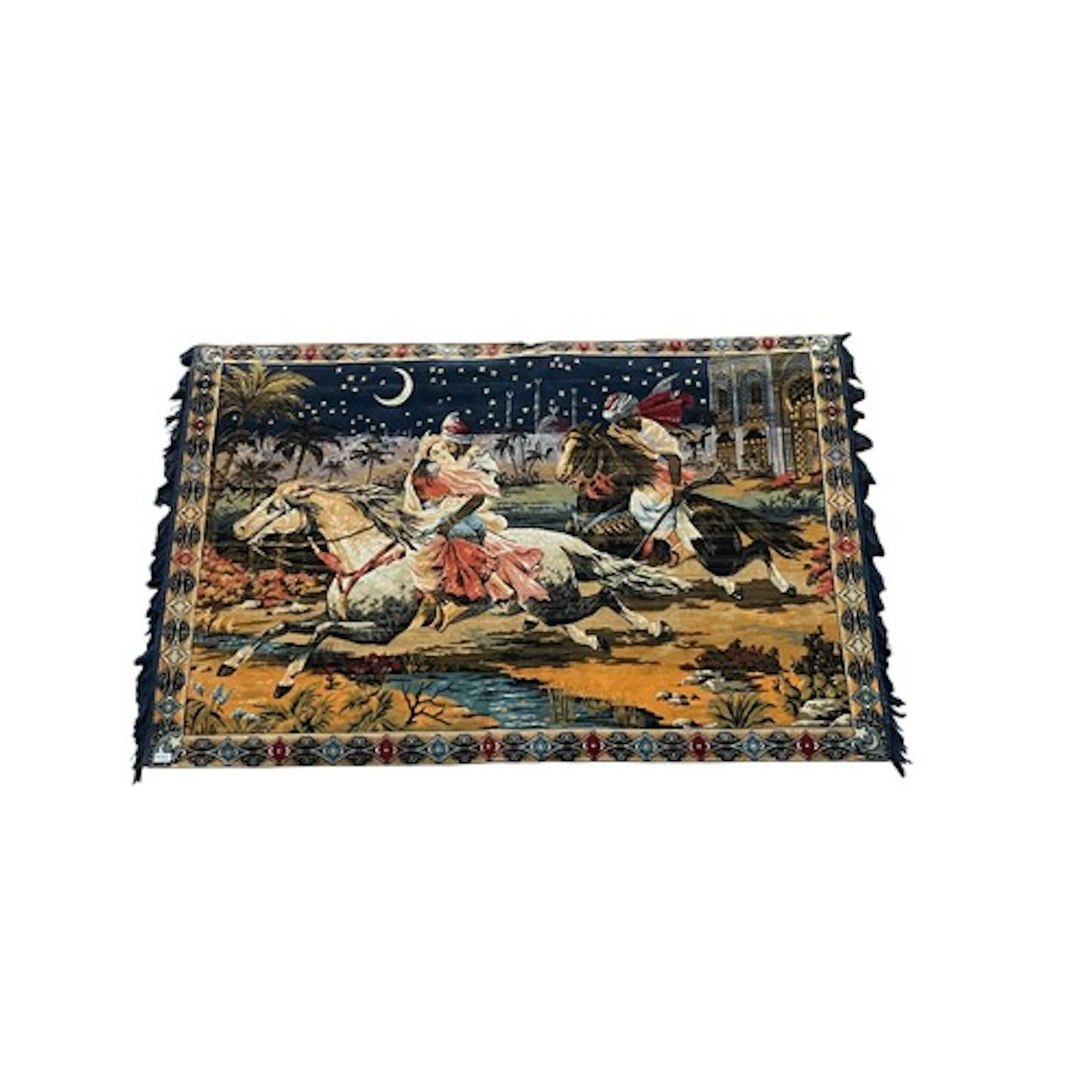 Wall hanging tapestry depicting the Princess Abduction from ...