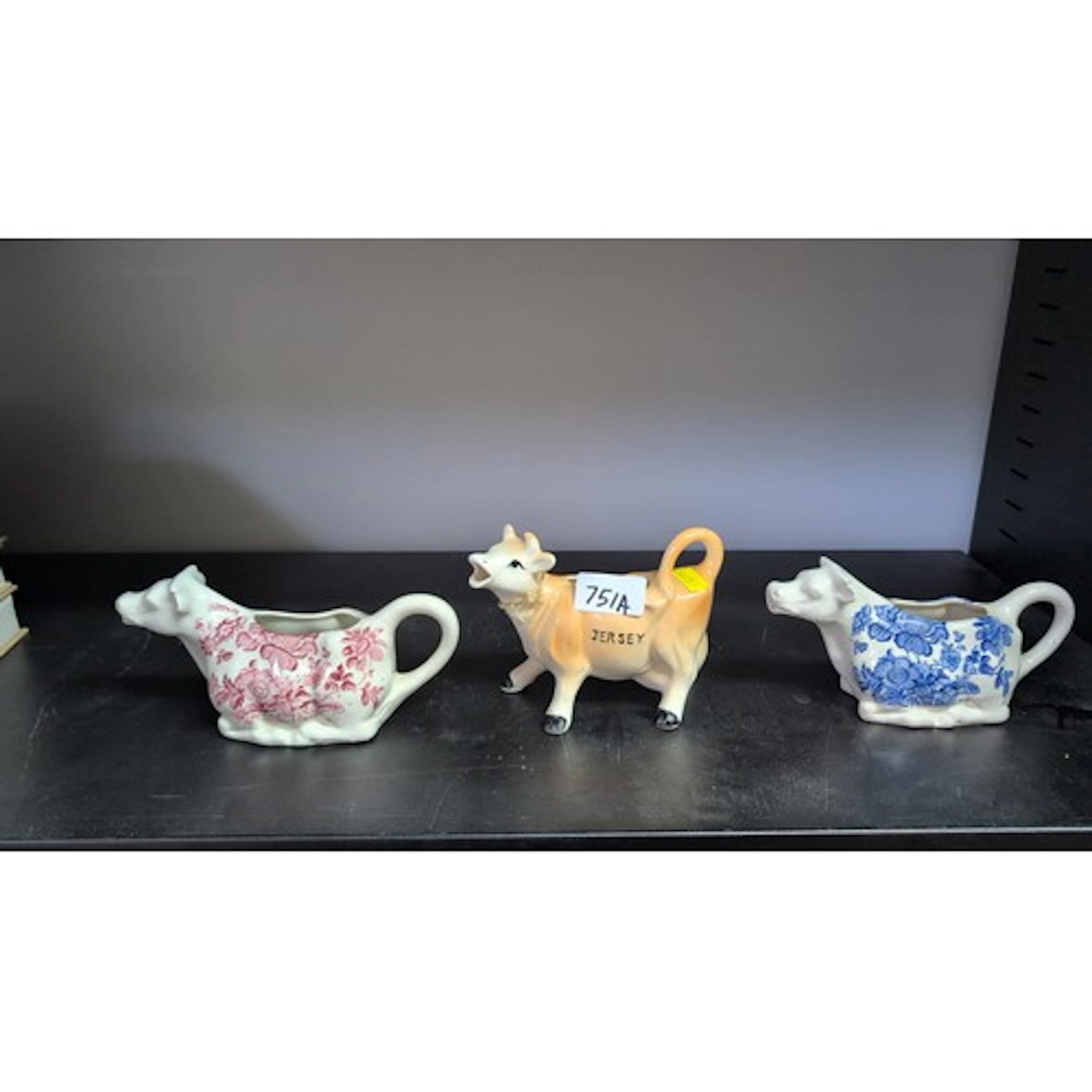 Two Crown Devon Fieldings Staffordshire earthenware creamers...