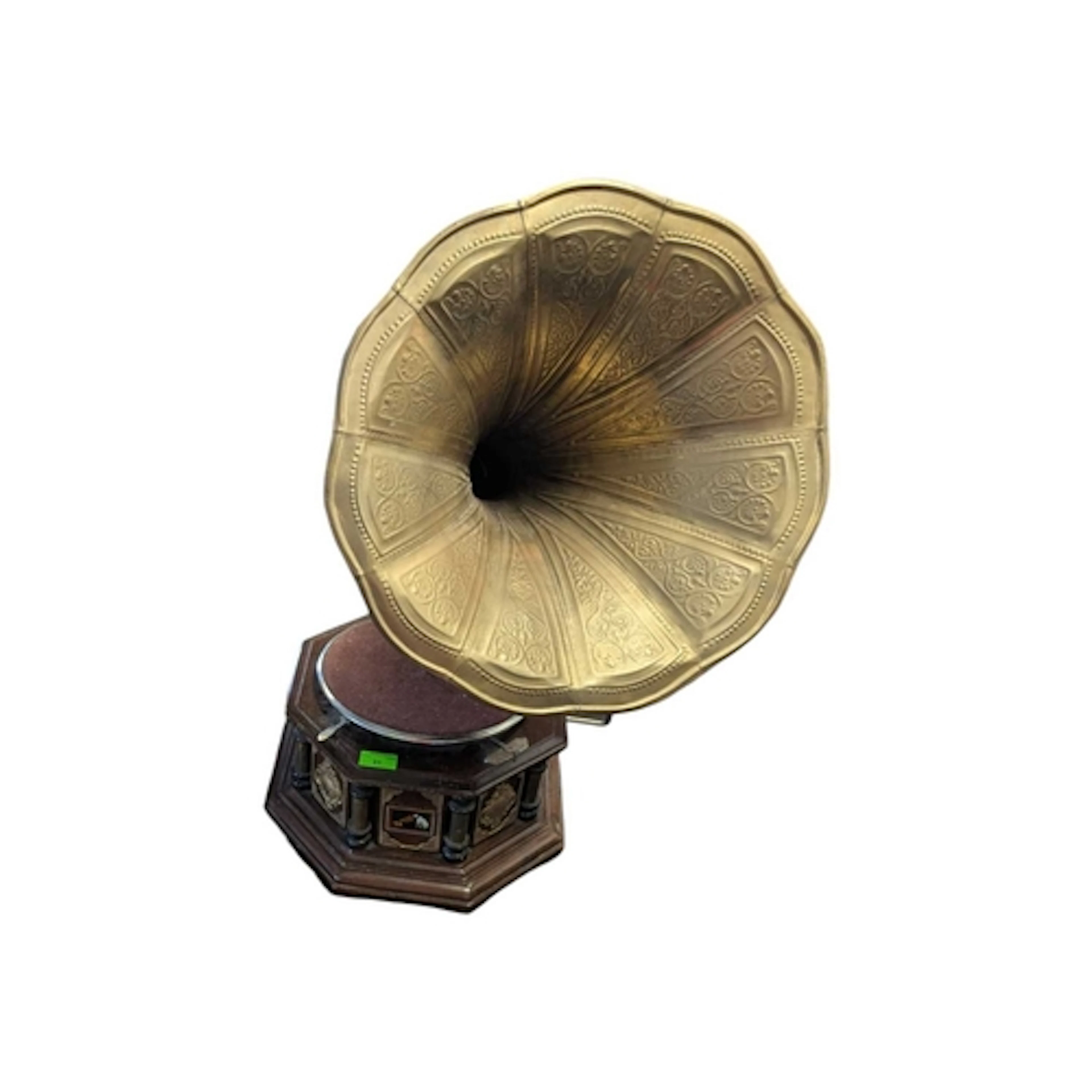 A 20th century reproduction HMV His Master's Voice horn gram...