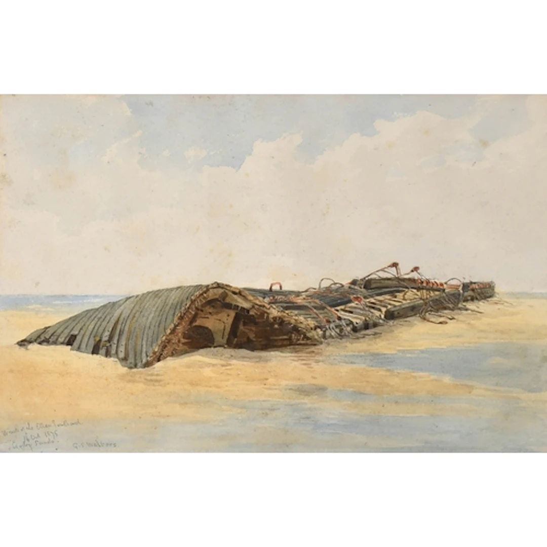 George Stanfield Walters (1838-1924) British. "Wreck of the ...
