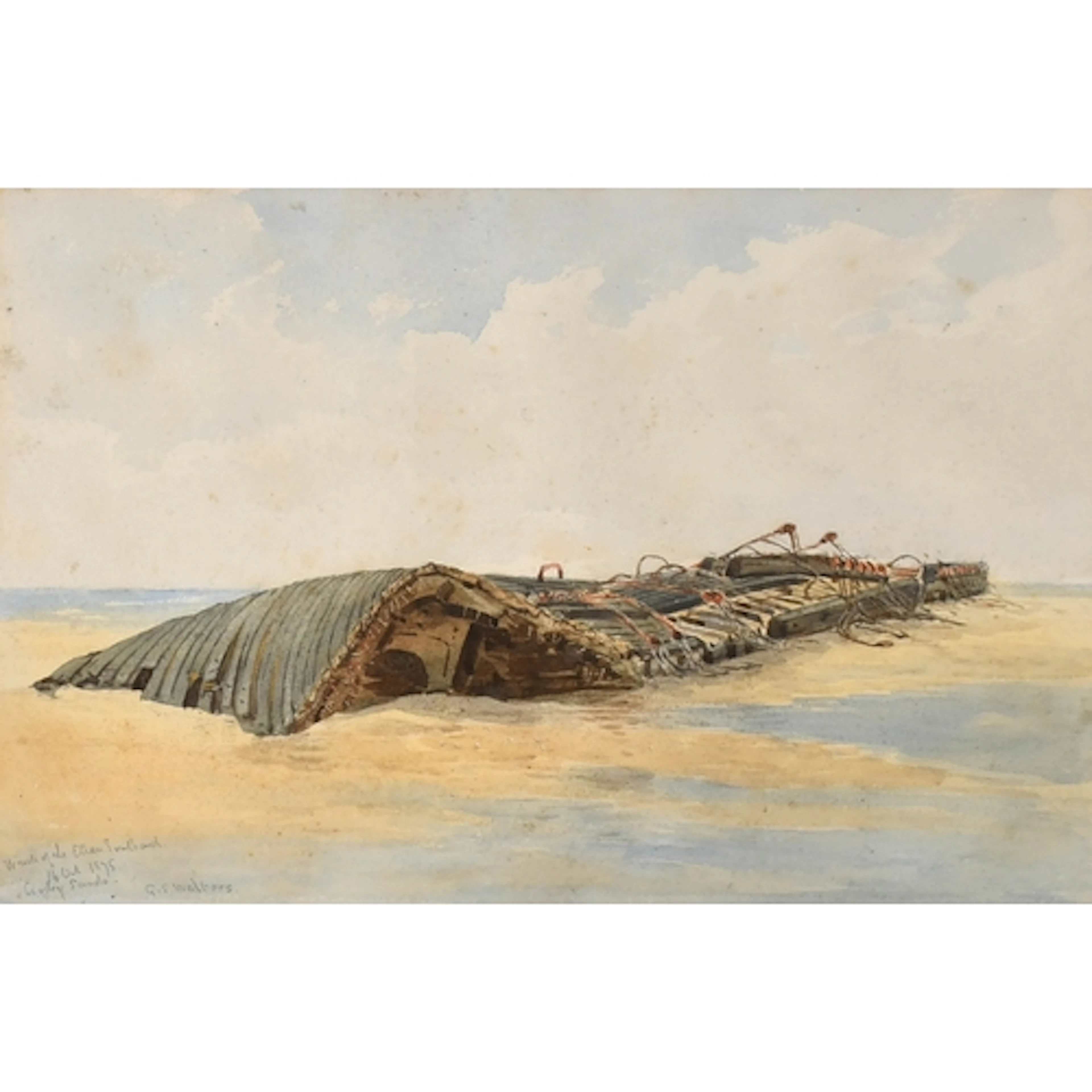 George Stanfield Walters (1838-1924) British. "Wreck of the ...