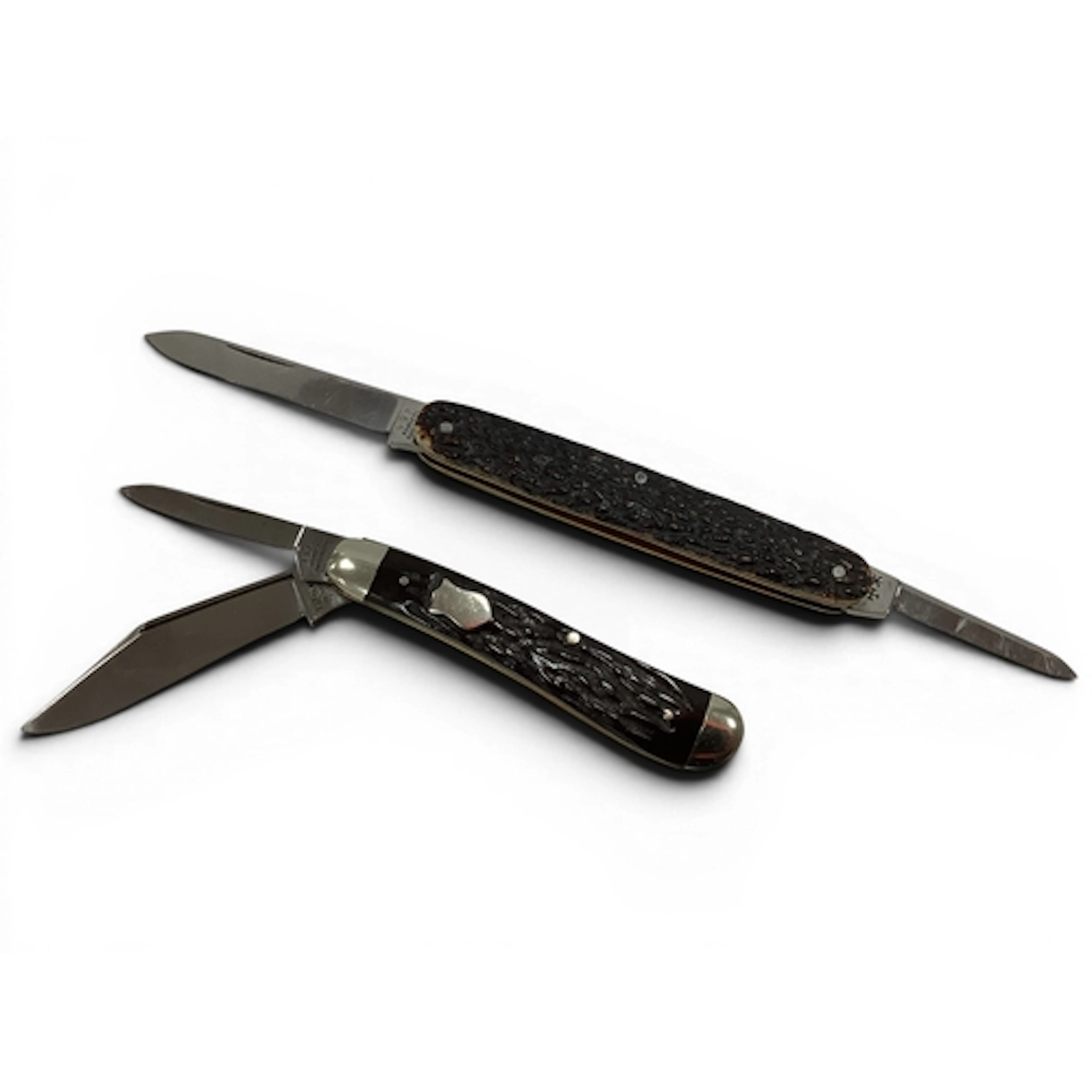 Two Multi Blade Folding Pocket Knives, I.XL George Wostenhol...
