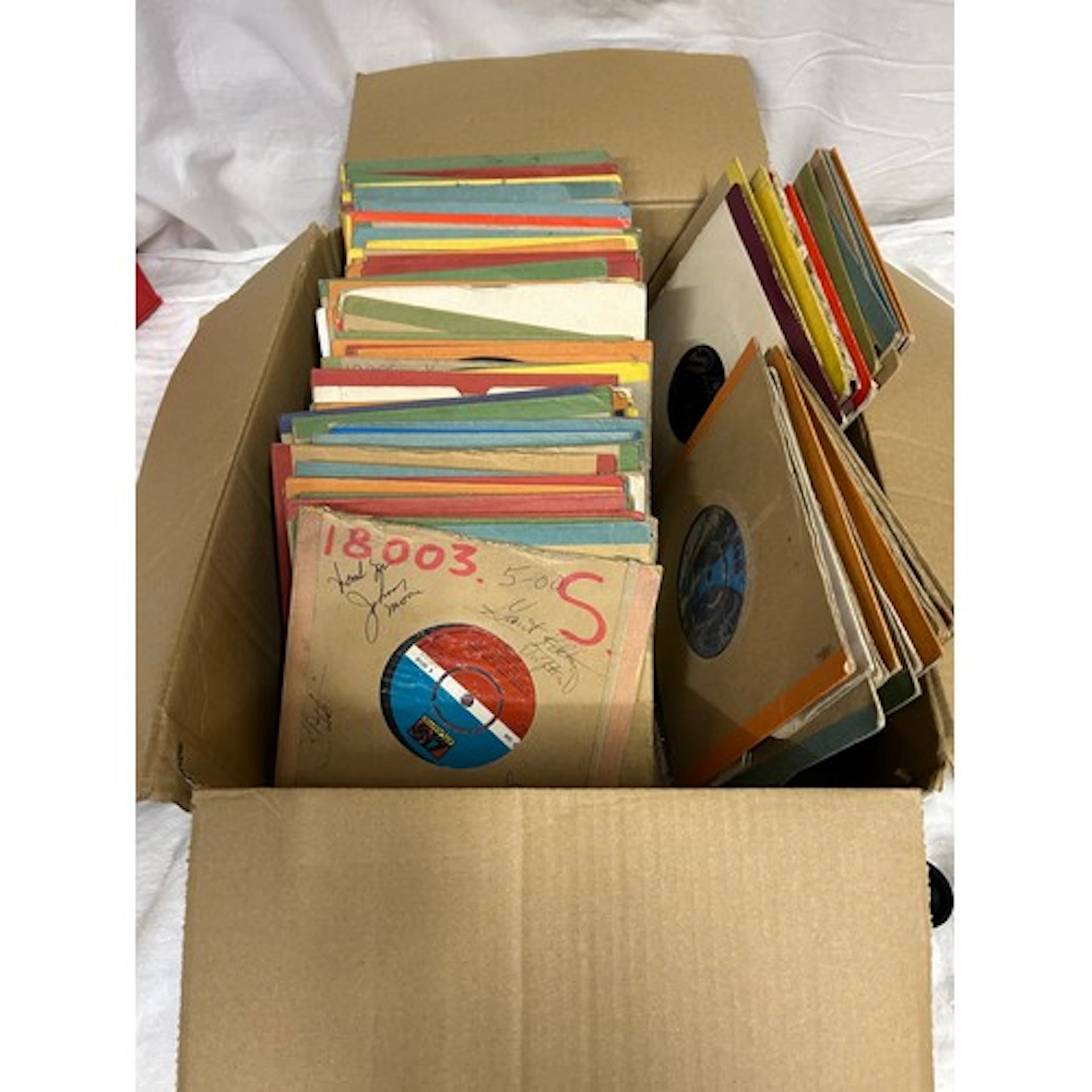A collection of approx. 120 x 7" singles to include rock, po...