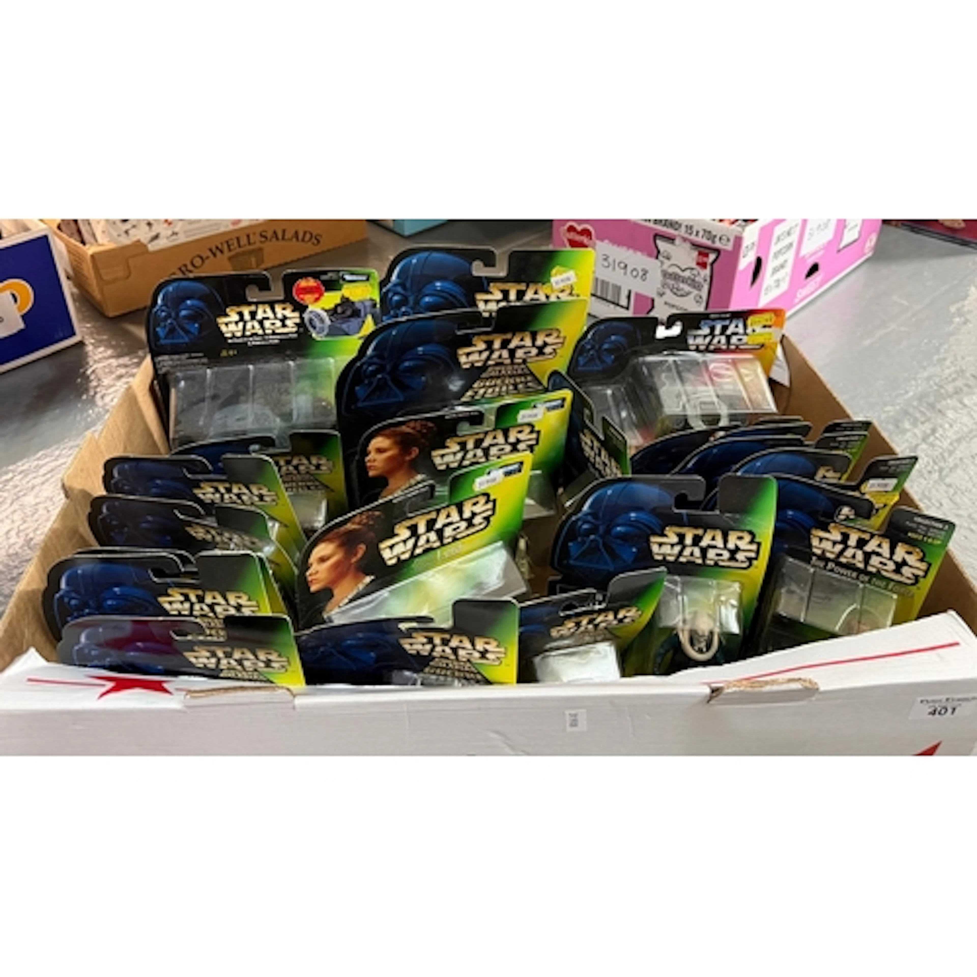 Collection of Star Wars figurines to include: Star Wars Tie ...