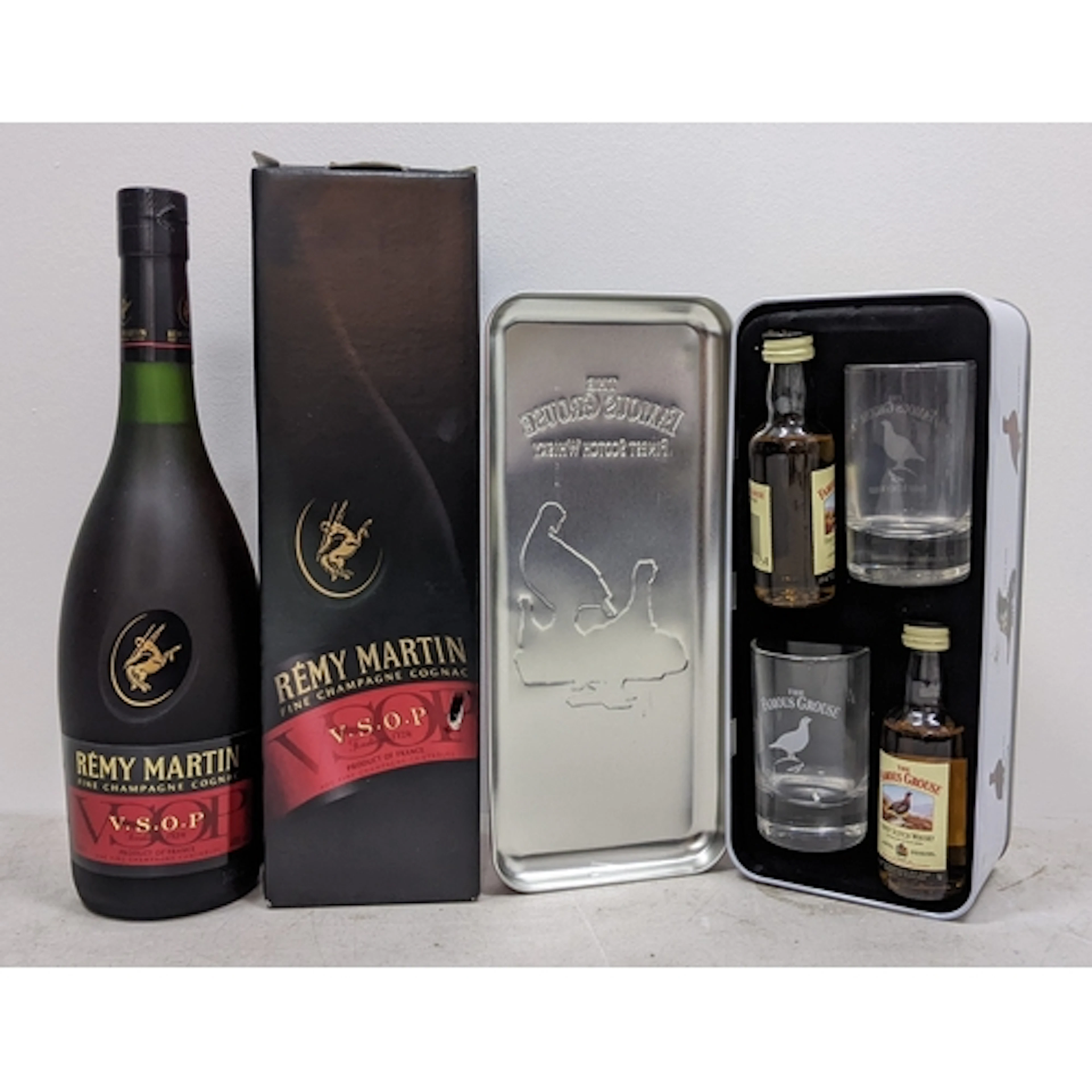 Rémy Martin and Famous Grouse: one boxed bottle Rémy Martin ...