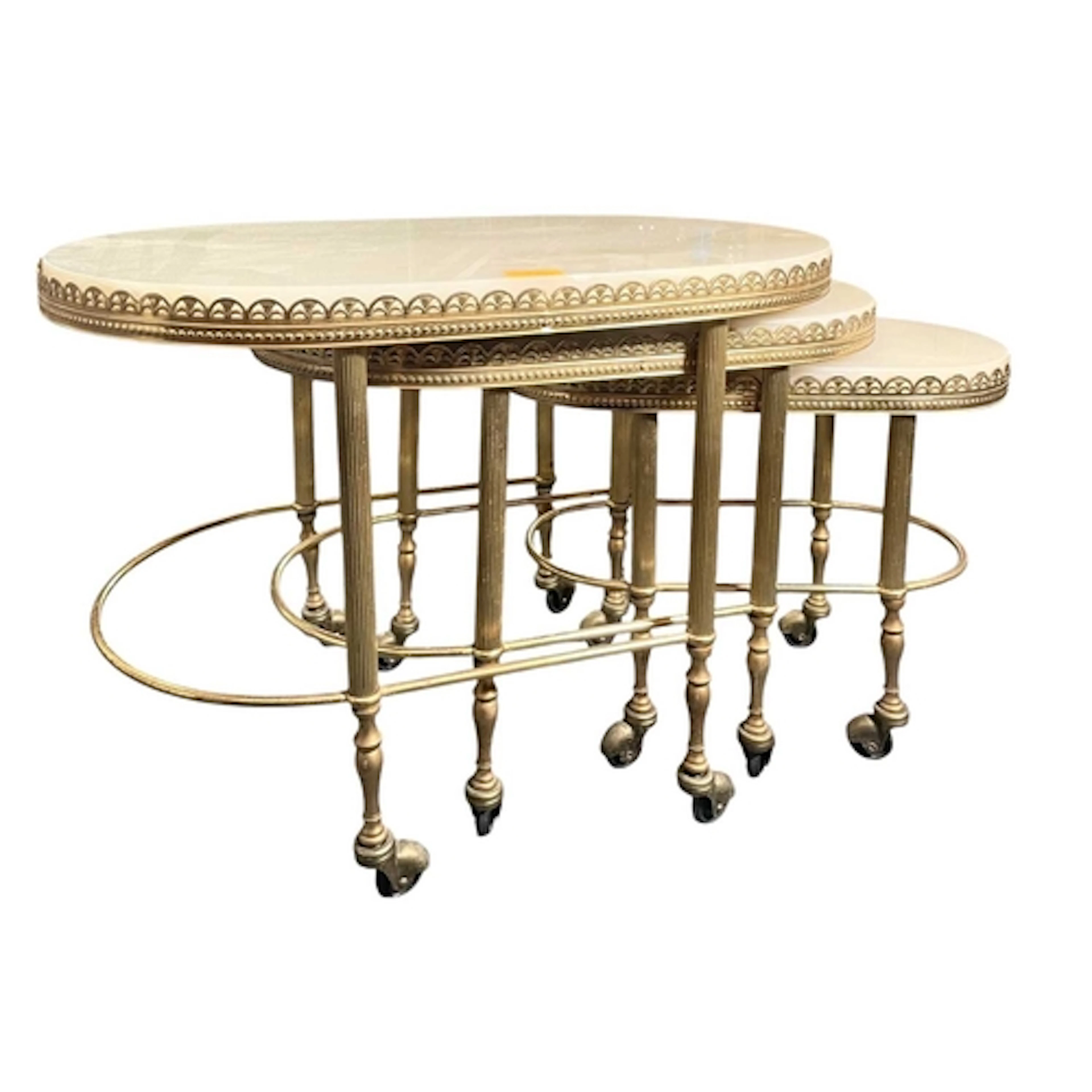 A set of mid 20th century Hollywood Regency Empire style ony...