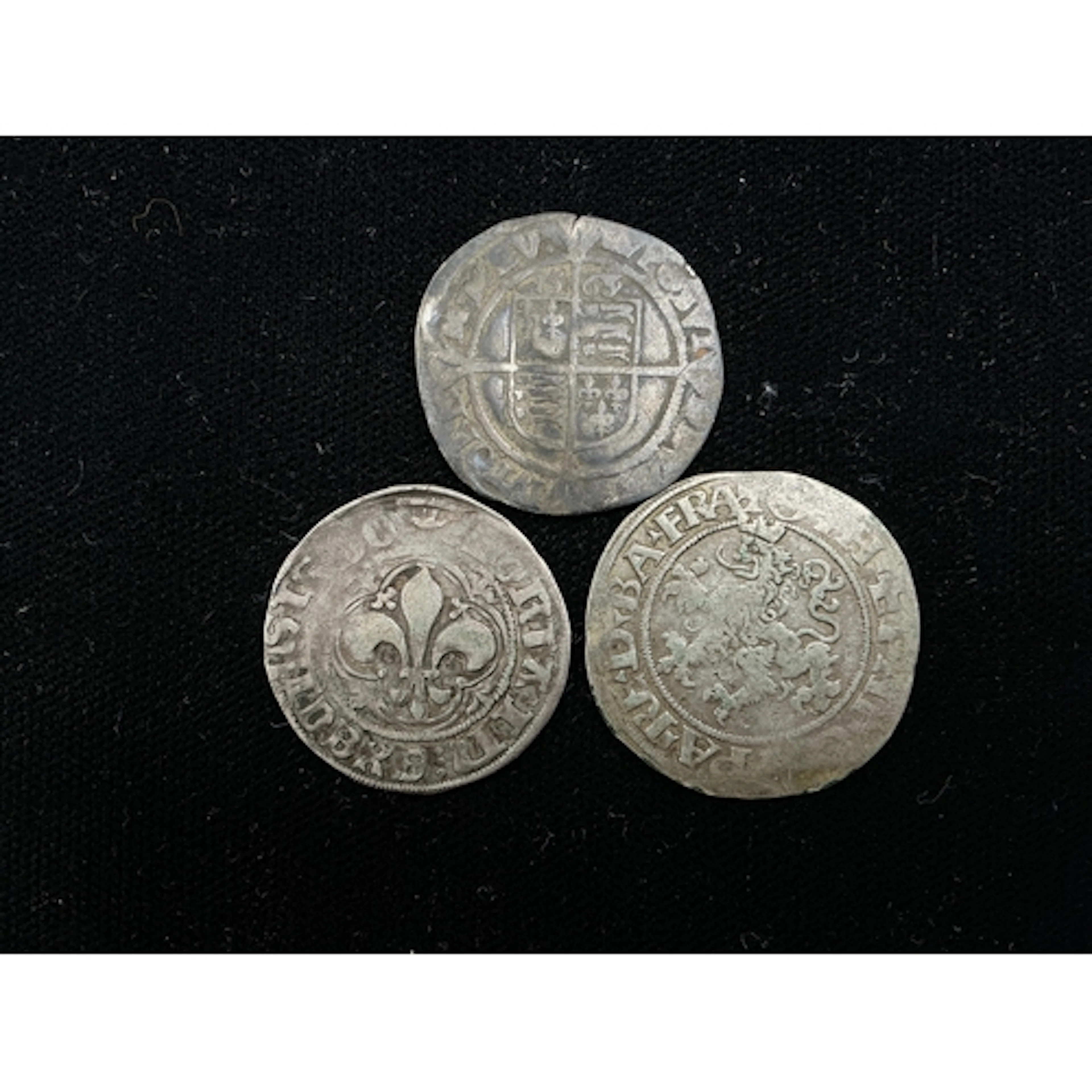 British and European hammered silver coins; Elizabeth I sixp...