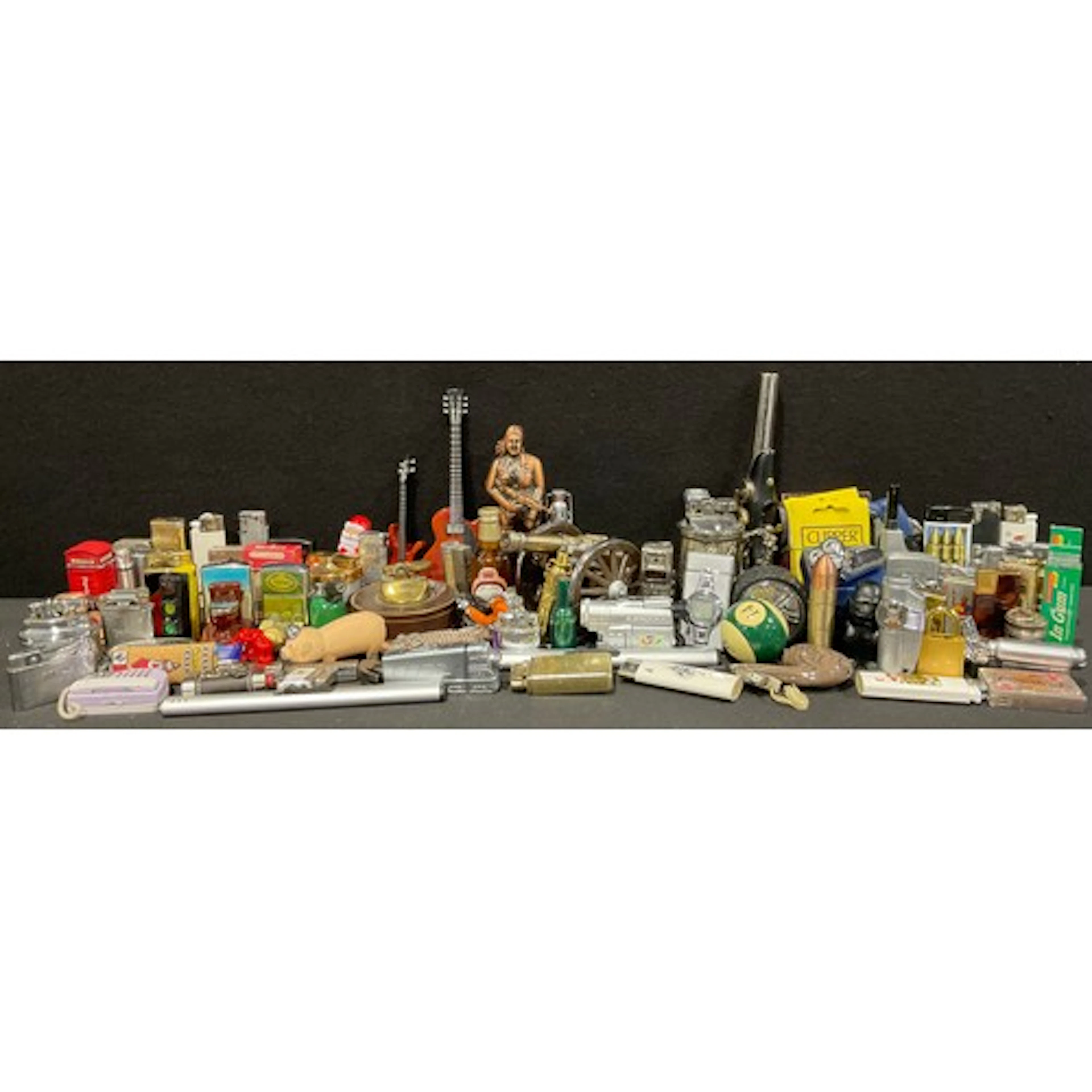 Smoking collectables - various novelty lighters including a ...