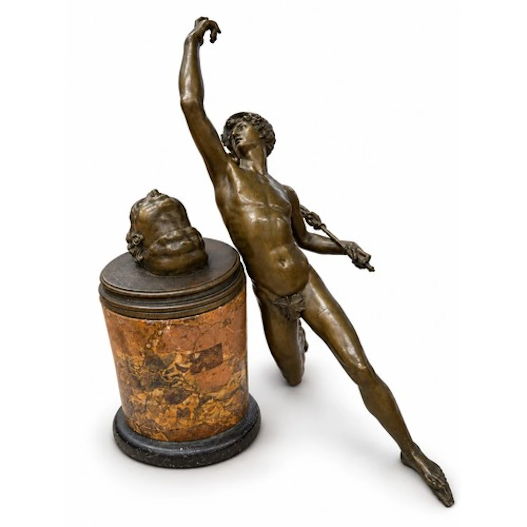 After Giambologna, a Grand Tour bronze model of the flying m...