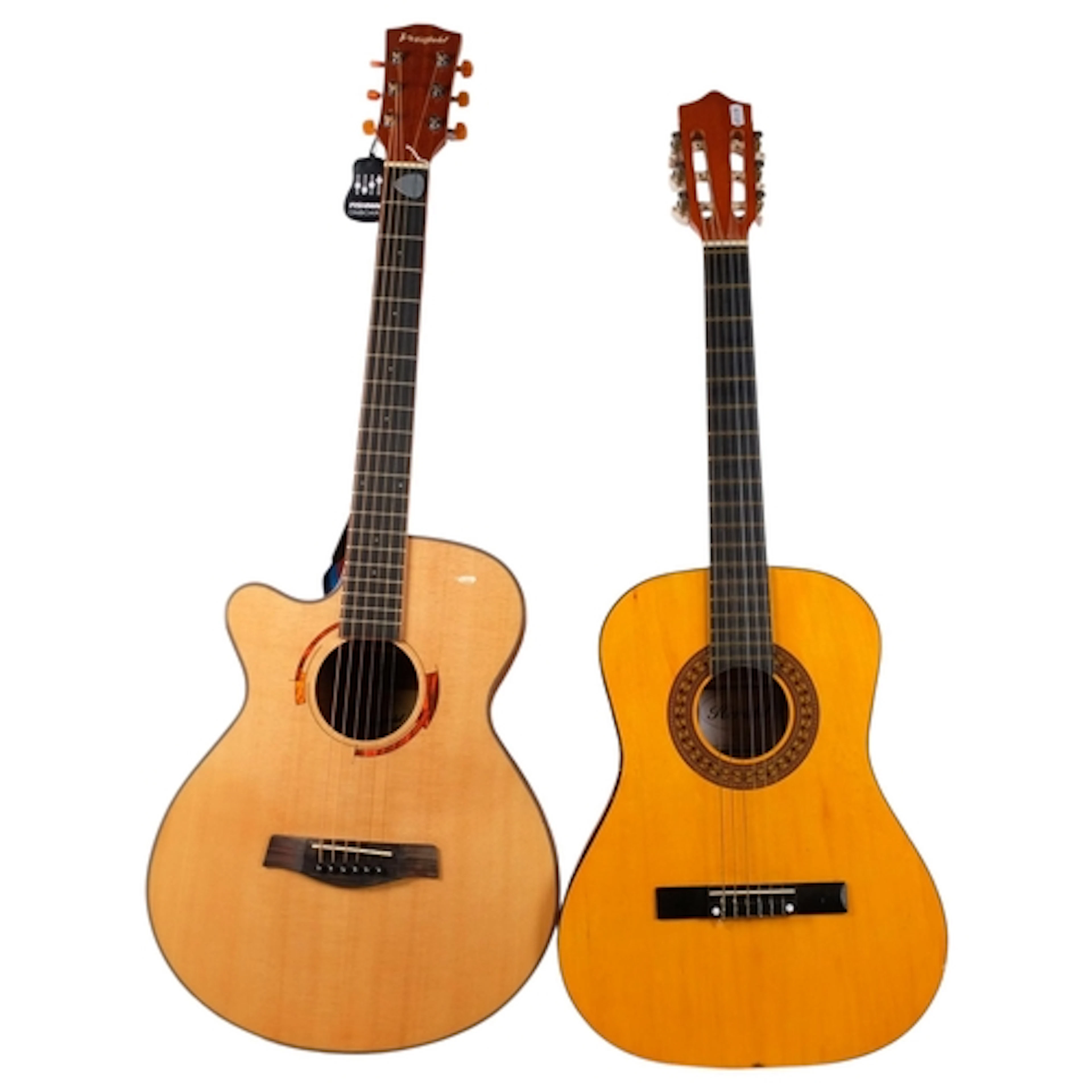 2 acoustic guitars, including Herald model no. HL34, by John...