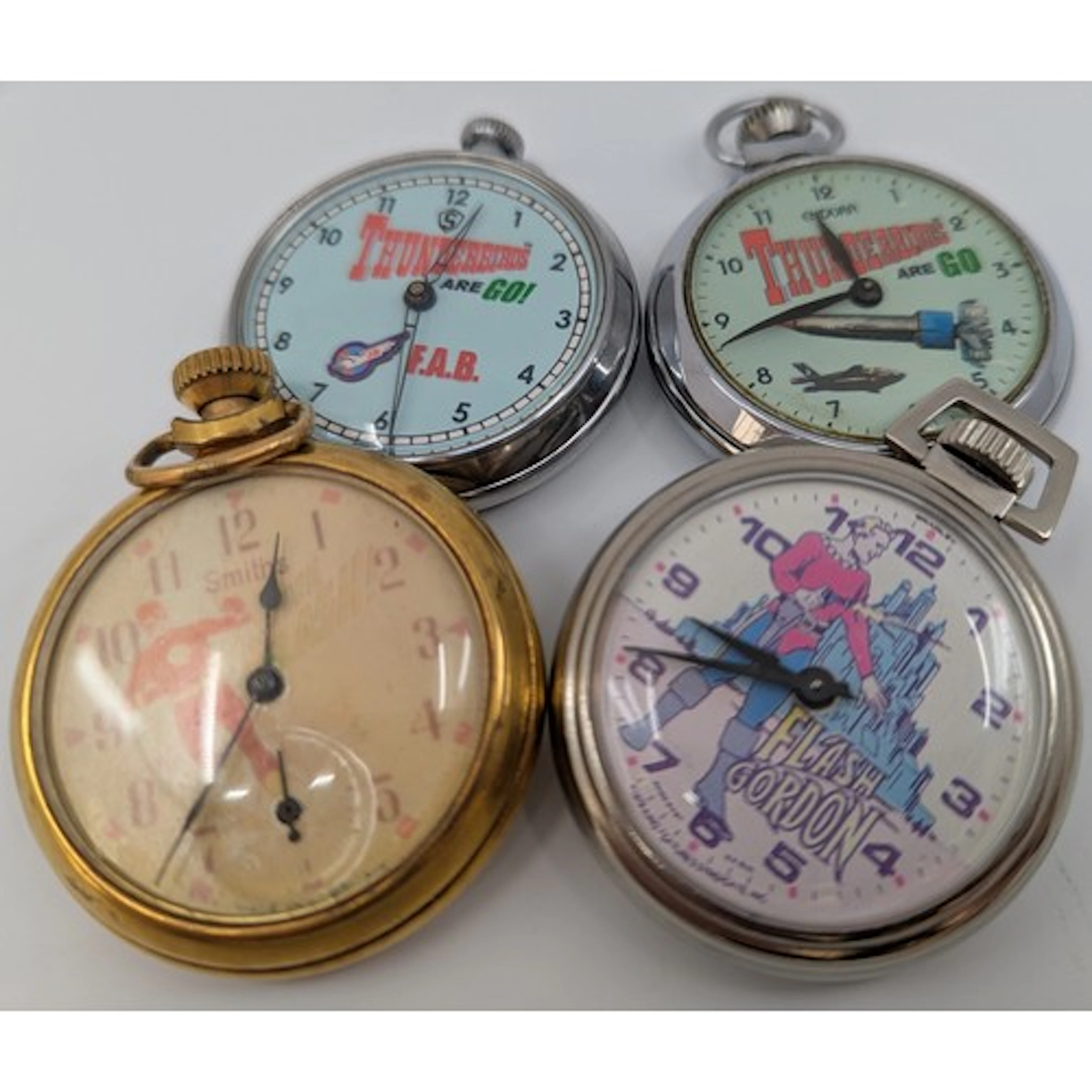 A Smiths novelty pocket watch, Thunderbirds Are Go, F.A.B, c...