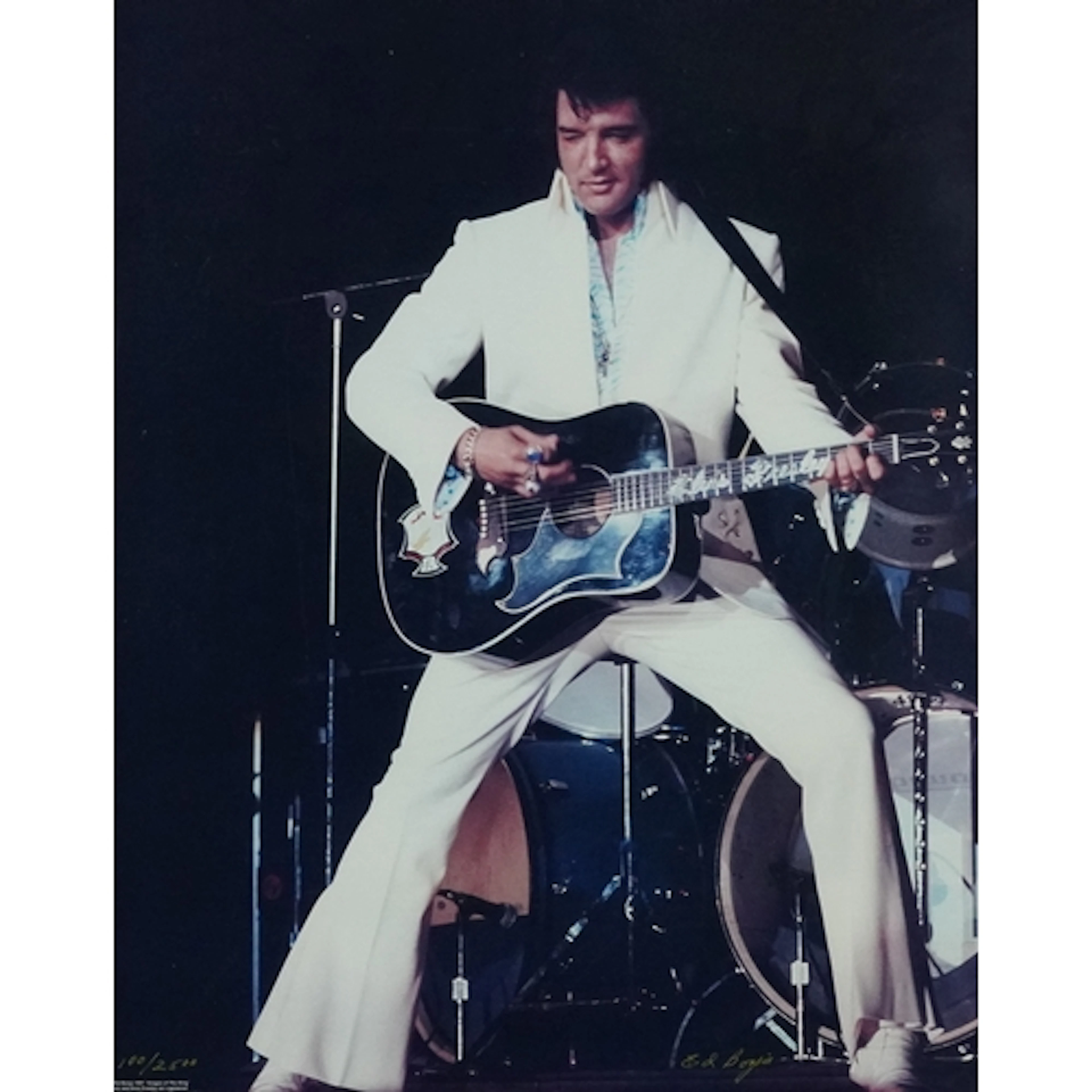 Large print of Elvis Presley in 1972 from the Ed Bonja Colle...