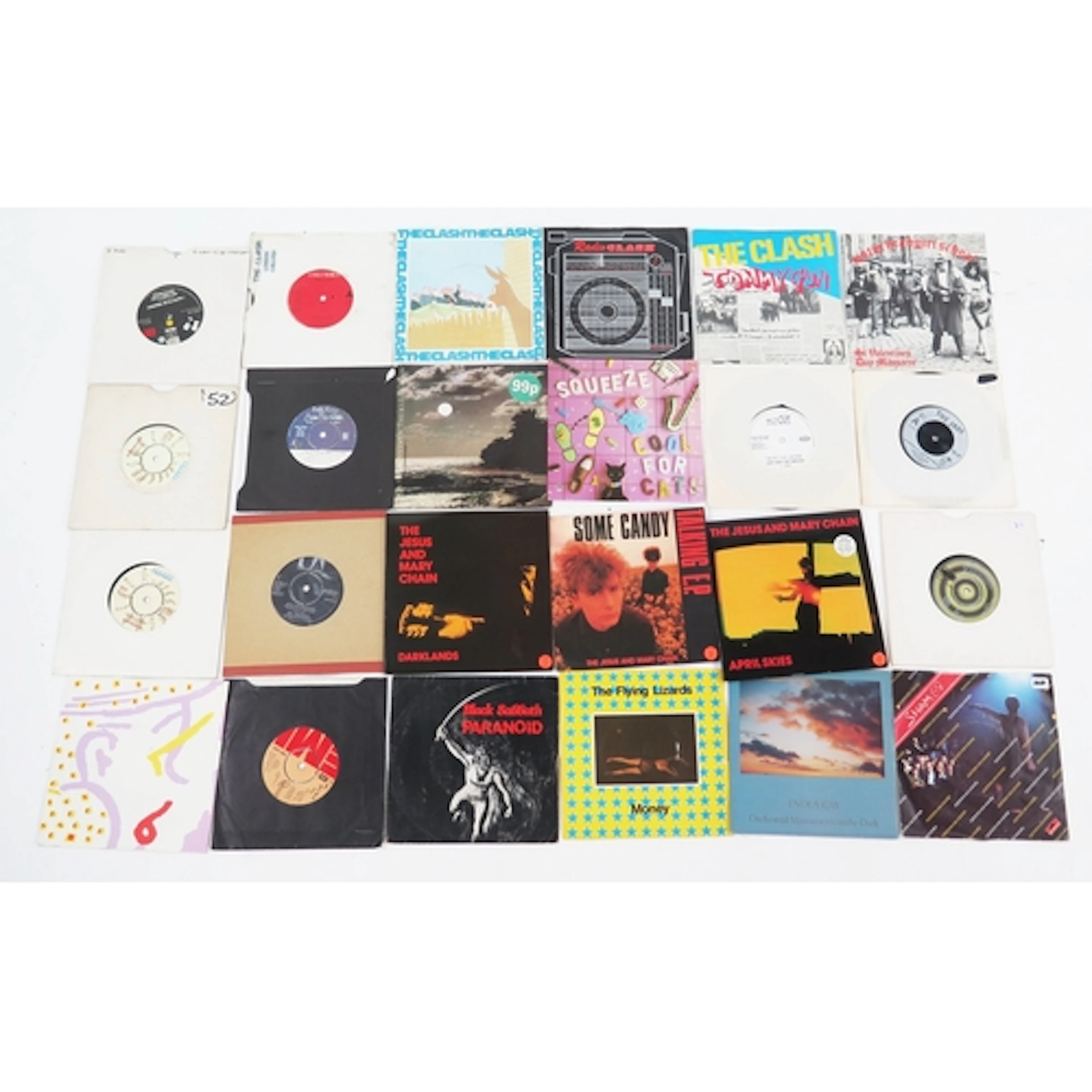 Punk Rock etc. 7" Single Vinyl Record Collection including T...