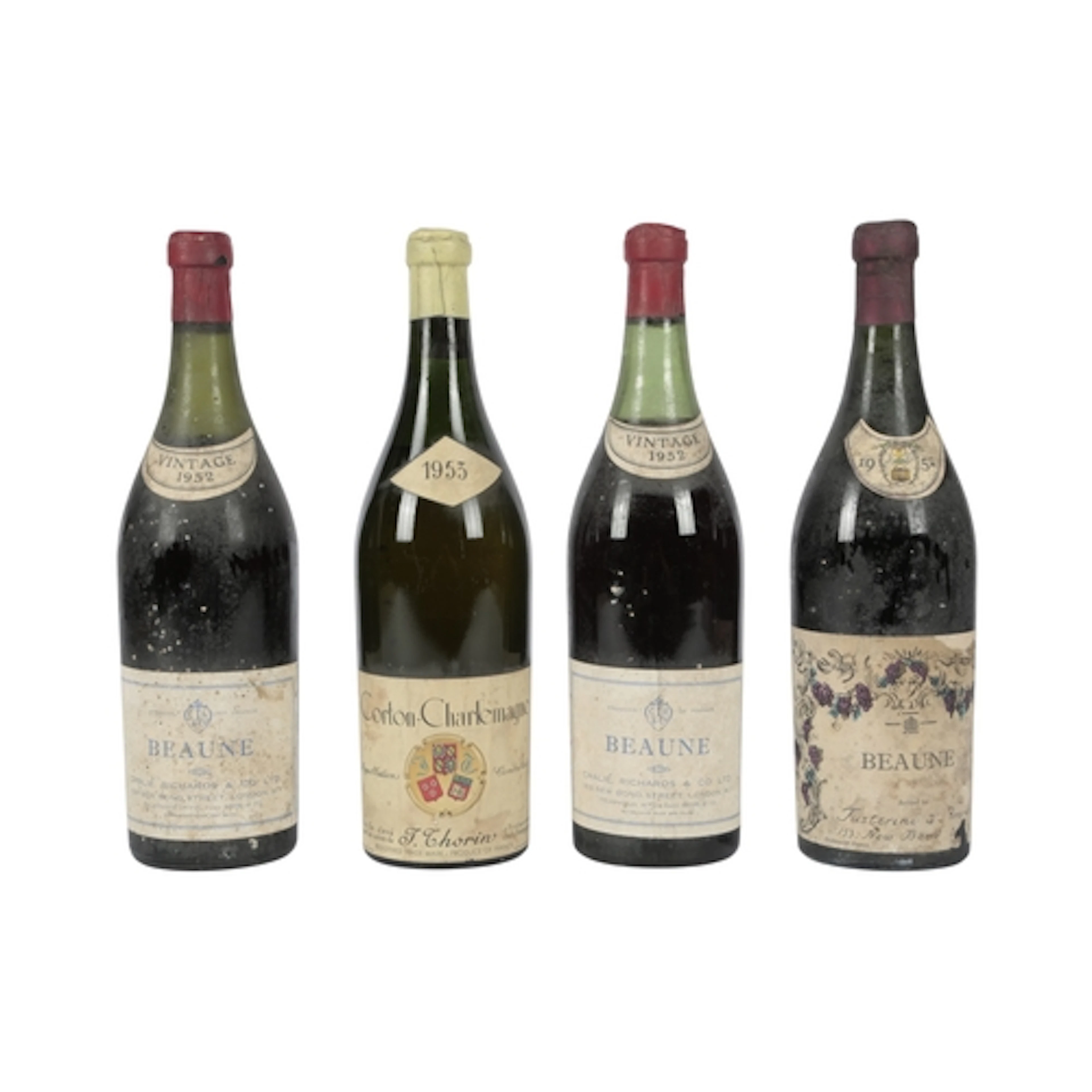 1952 Chalie Richards & CO Beaune (2) 1952 Justerini & Brooks...