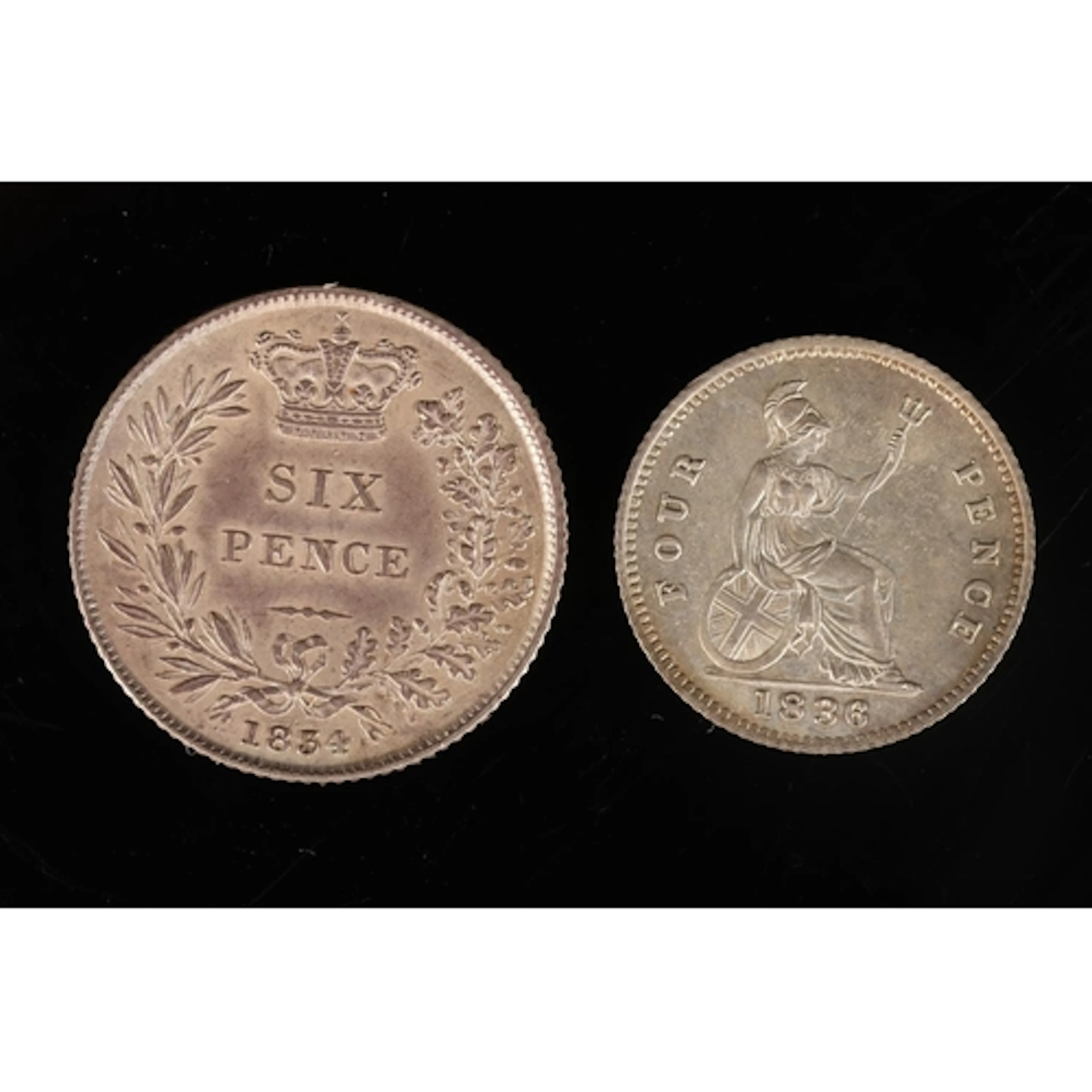 UNITED KINGDOM King William IV (1830-1837) silver sixpence 1...