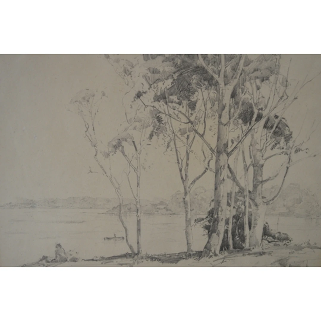 Douglas Pratt (Australian), three signed drawings, figures b...