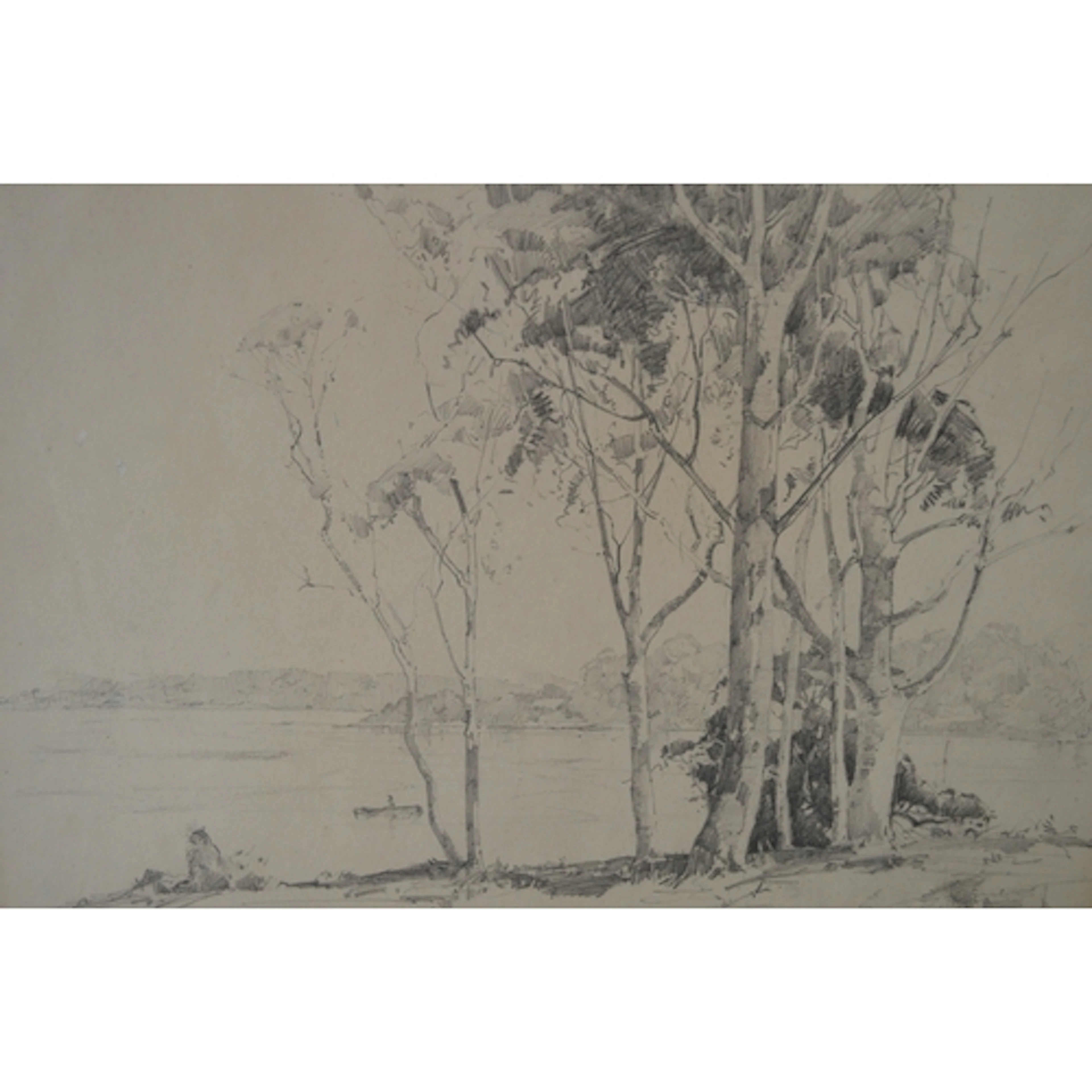 Douglas Pratt (Australian), three signed drawings, figures b...