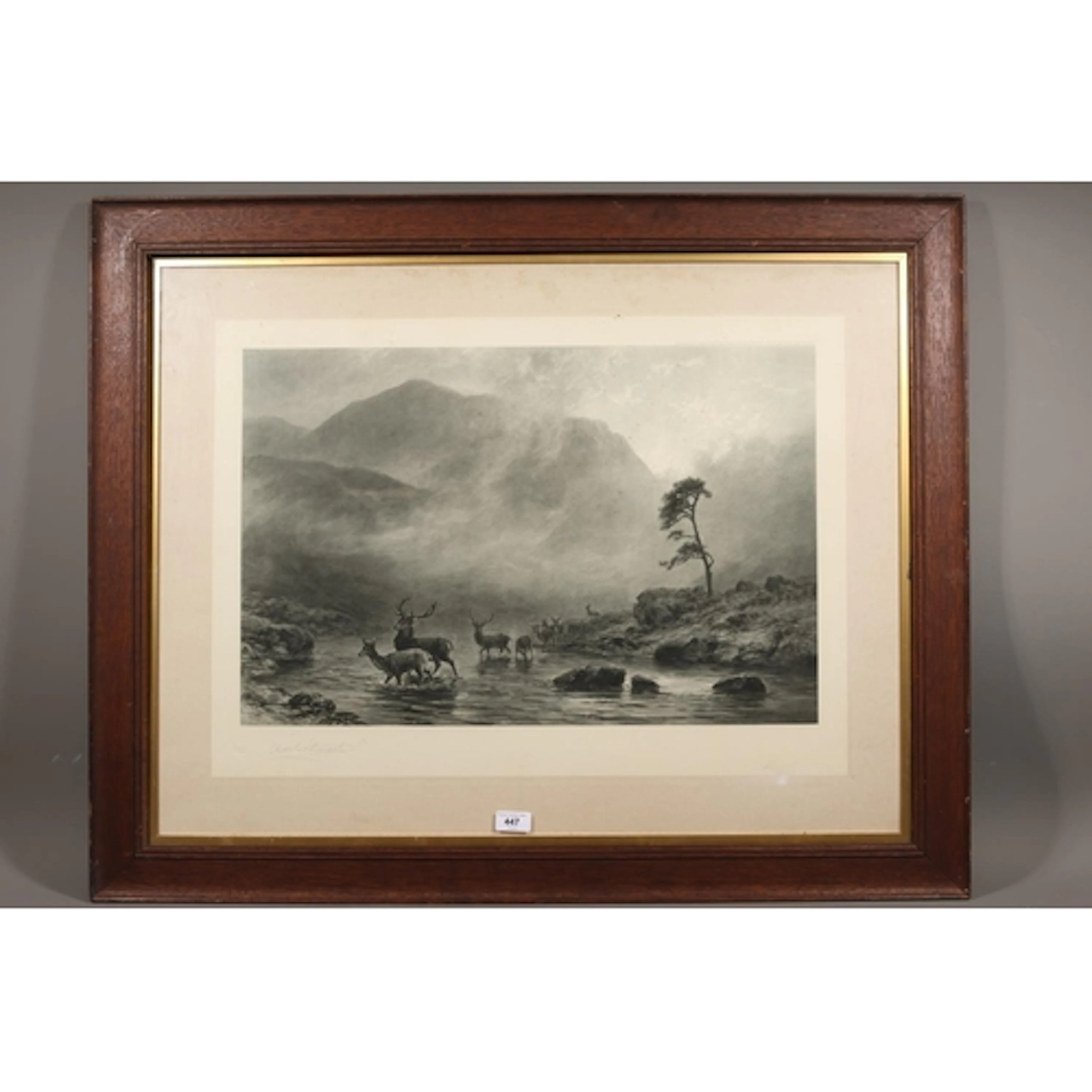 After SIR EDWIN HENRY LANDSEER RA (British 1802-1873), red d...