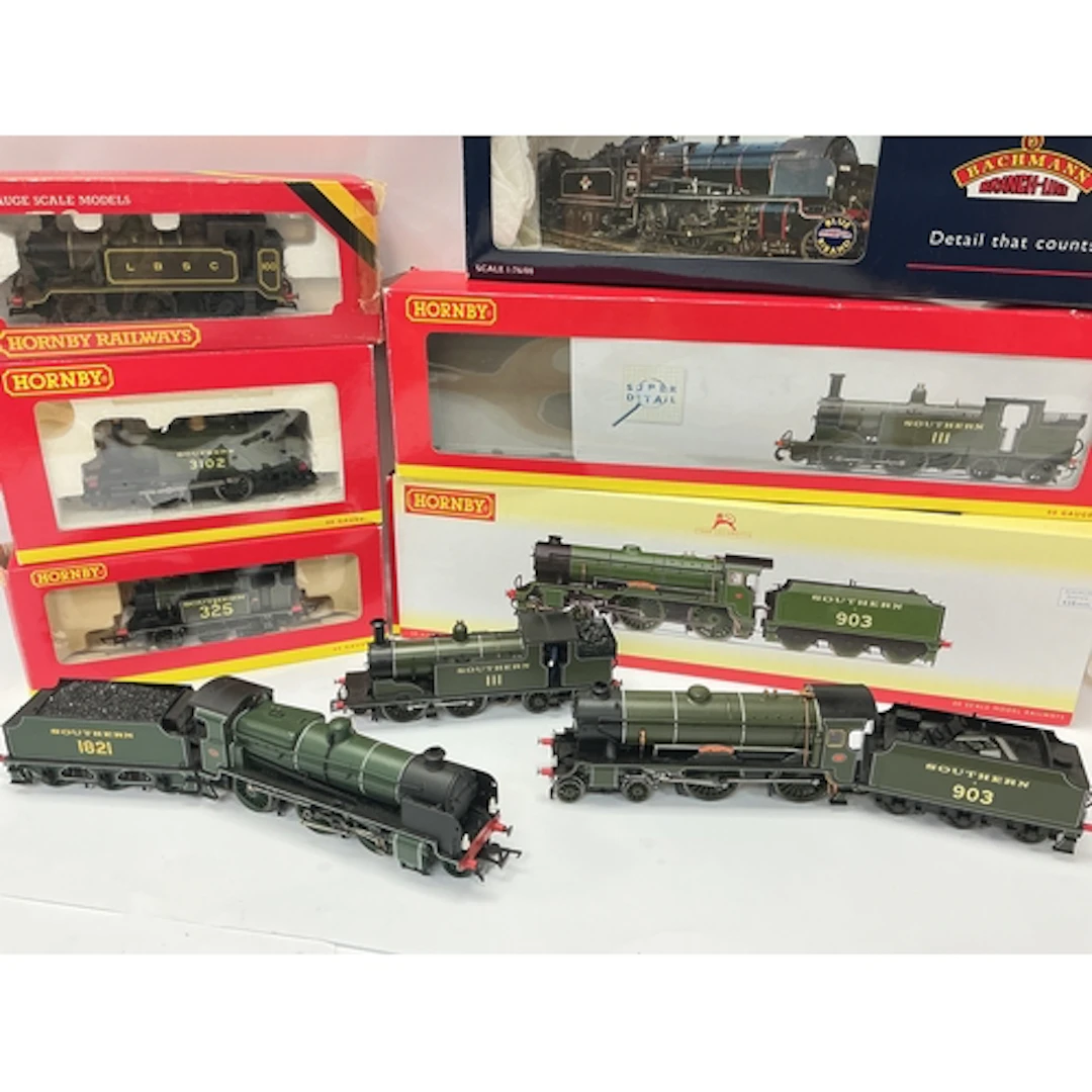 A Collection Of Six 00 Gauge Locomotives Including Hornby An...