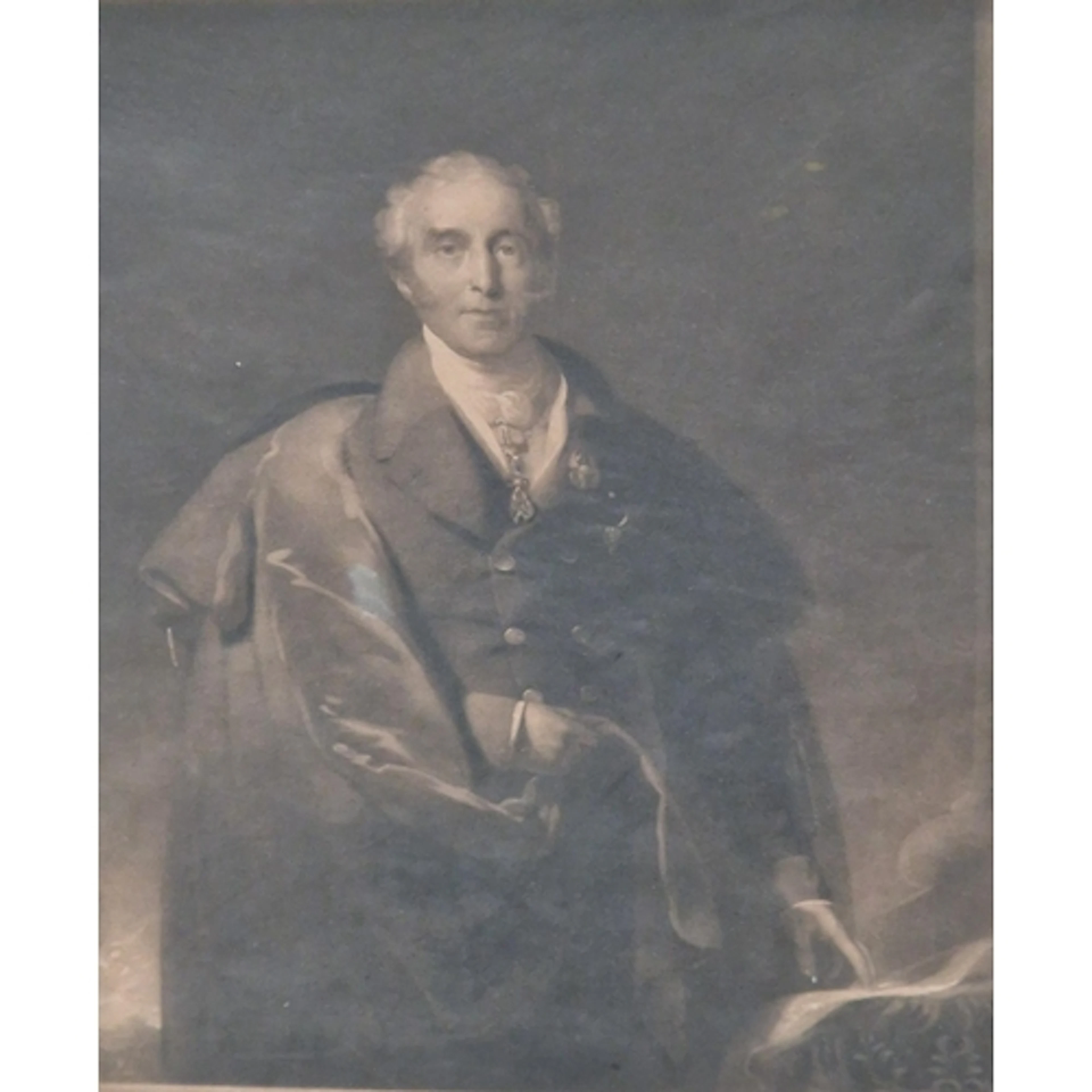 AFTER JOHN LILLEY. Portrait of the Duke of Wellington, stand...