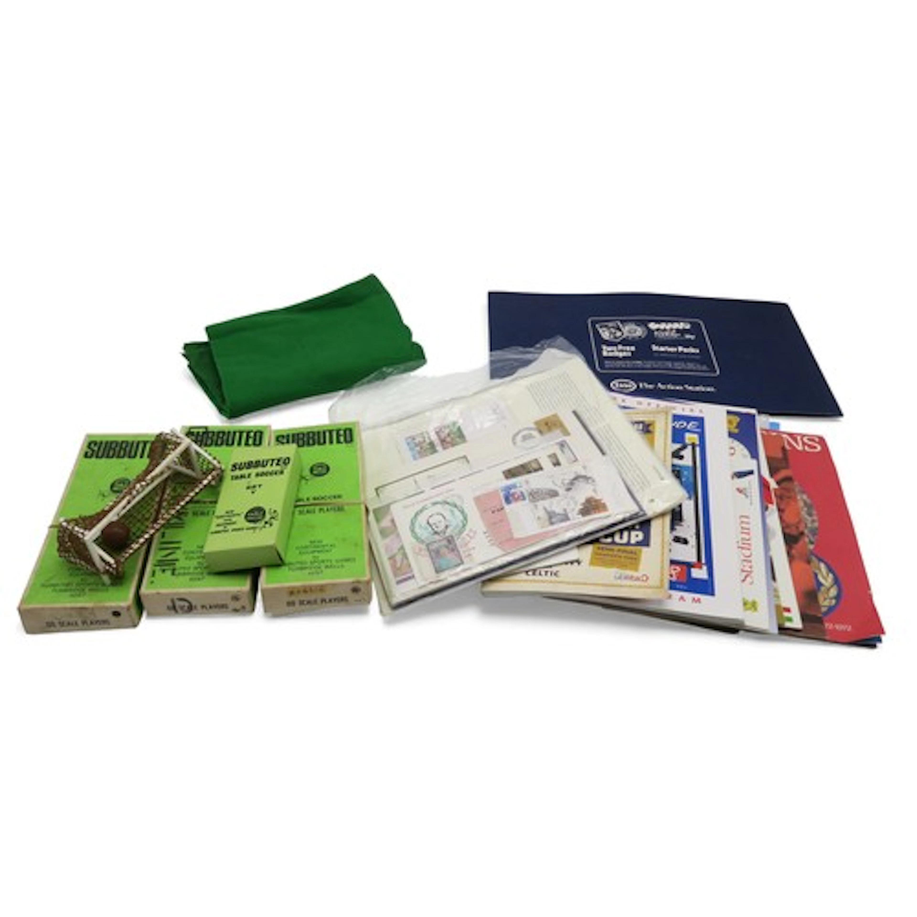 Three boxed Subbuteo teams, to include Brazil; Esso 1970 Wor...