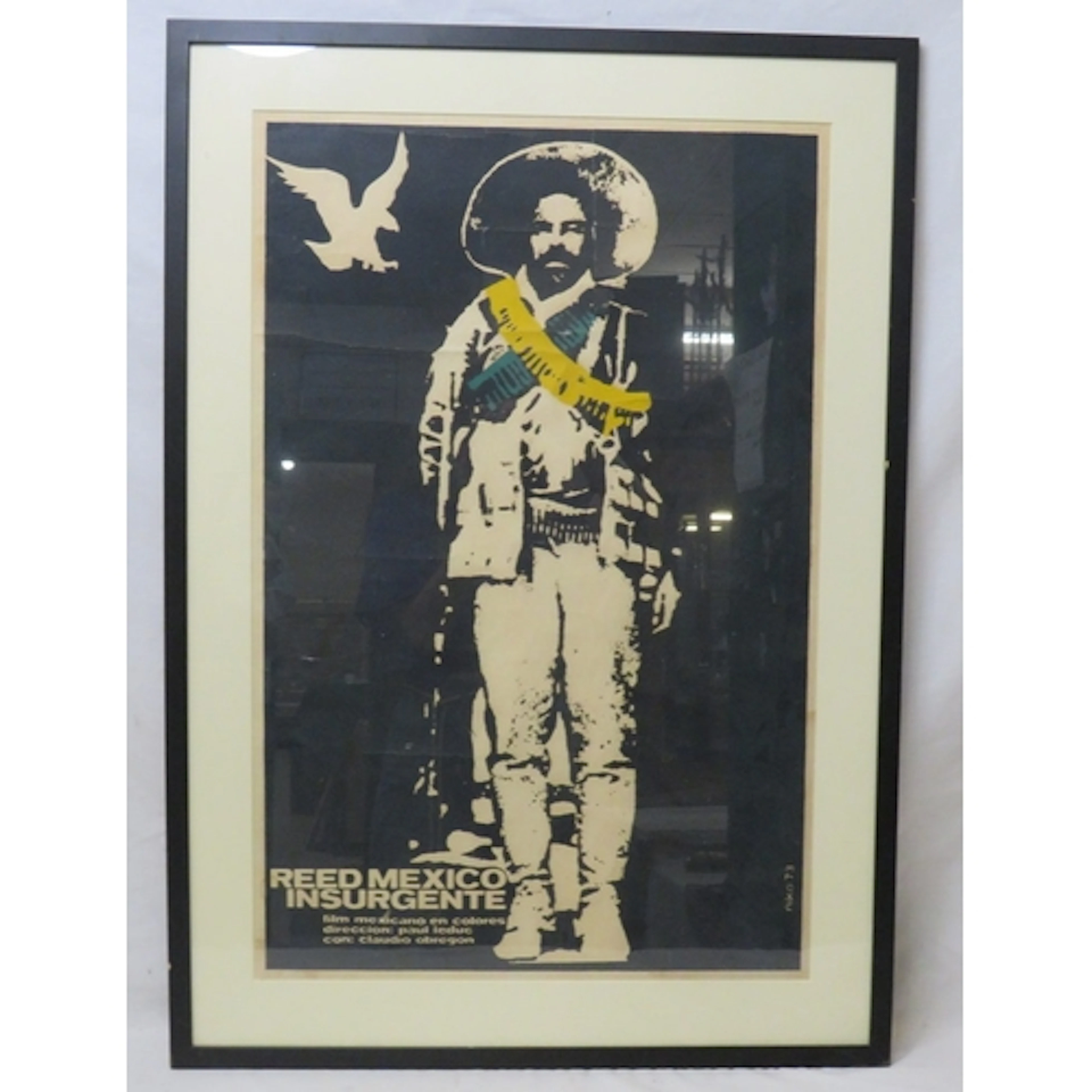 F/g Printed Film Poster entitled 'Reed Mexico Insurgente' si...