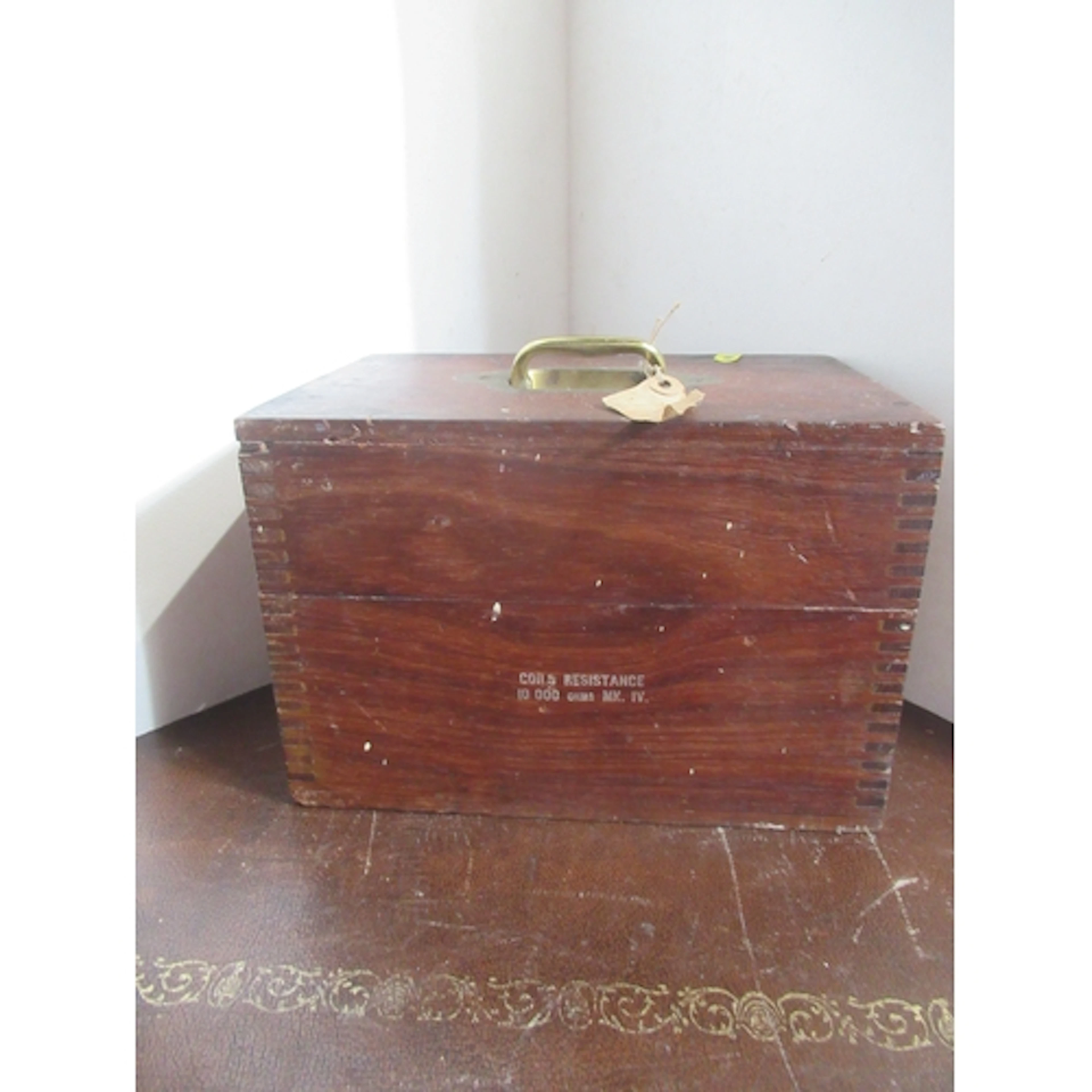 A vintage Wheatstone bridge resistance box