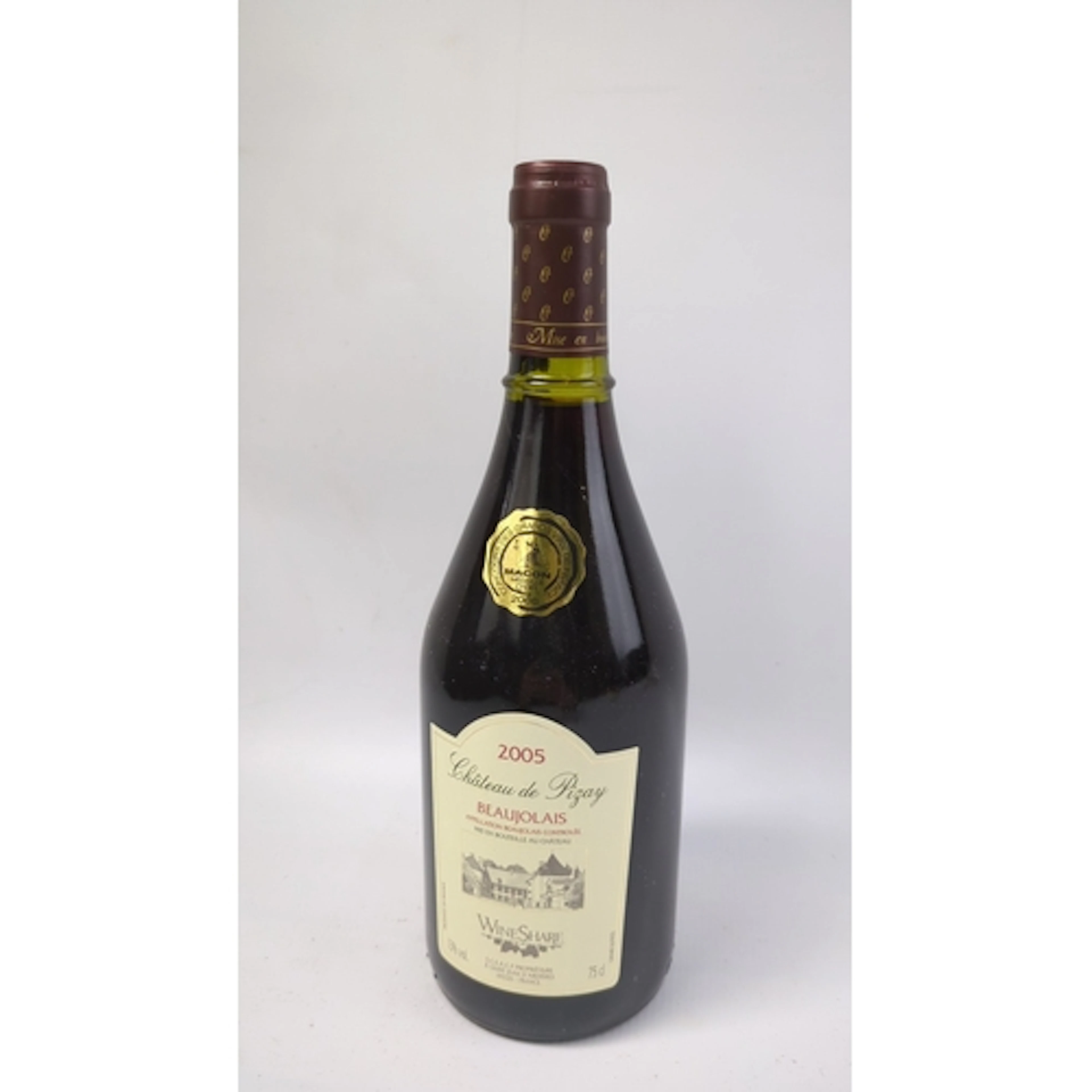 12 x bottles of 2005 Château de Pizay Beaujolais, 75 cl, 13%...
