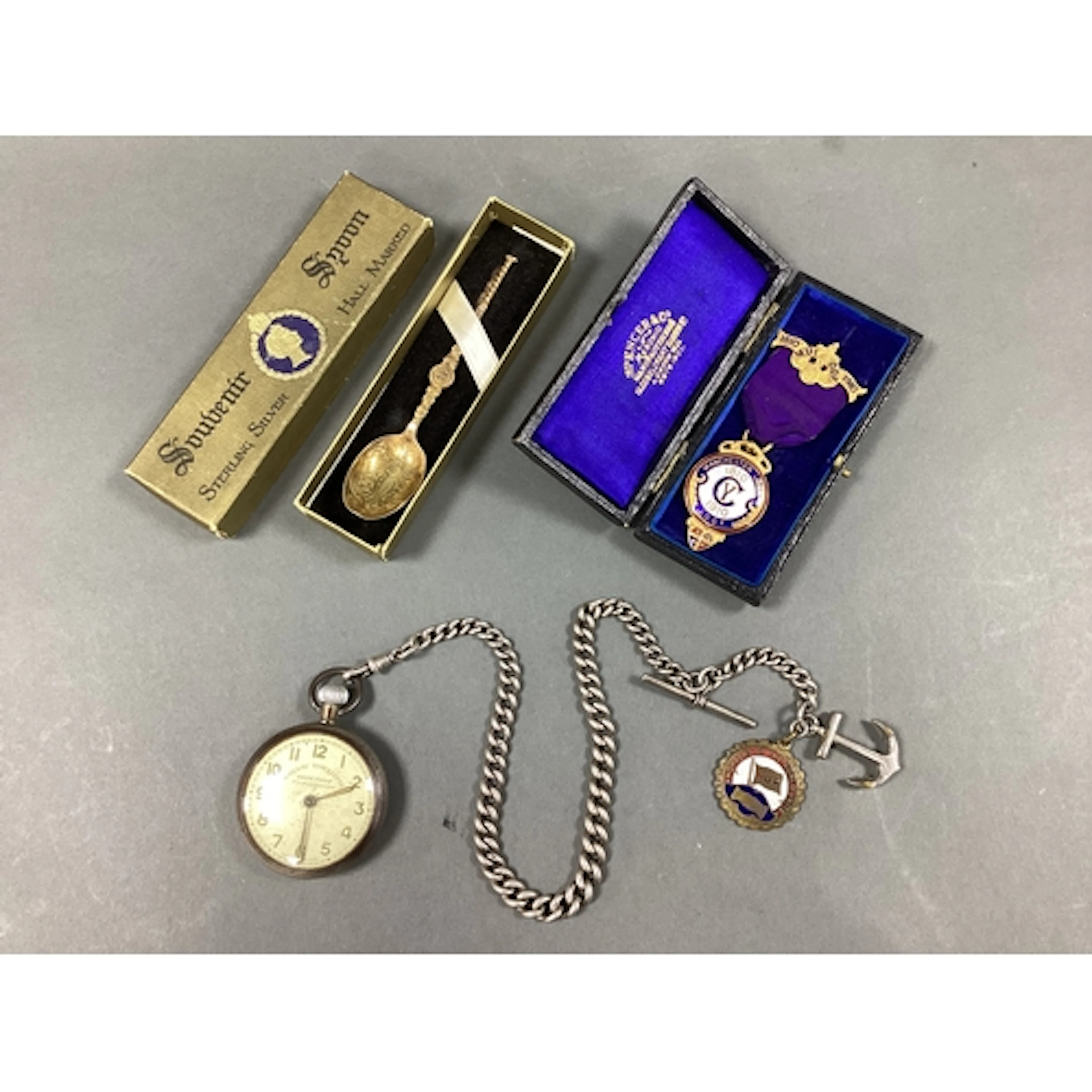 Hallmarked Silver Gilt Royal Commemorative Miniature 'Anoint...