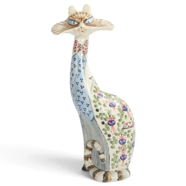 DAVID SHARP for Cinque Ports Pottery, a ceramic Cat, one of ...