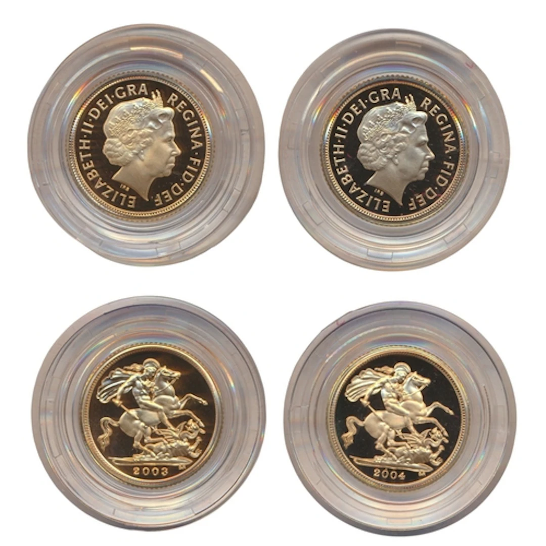 Investment Gold Lot - Documents Required. 2003 and 2004 half...