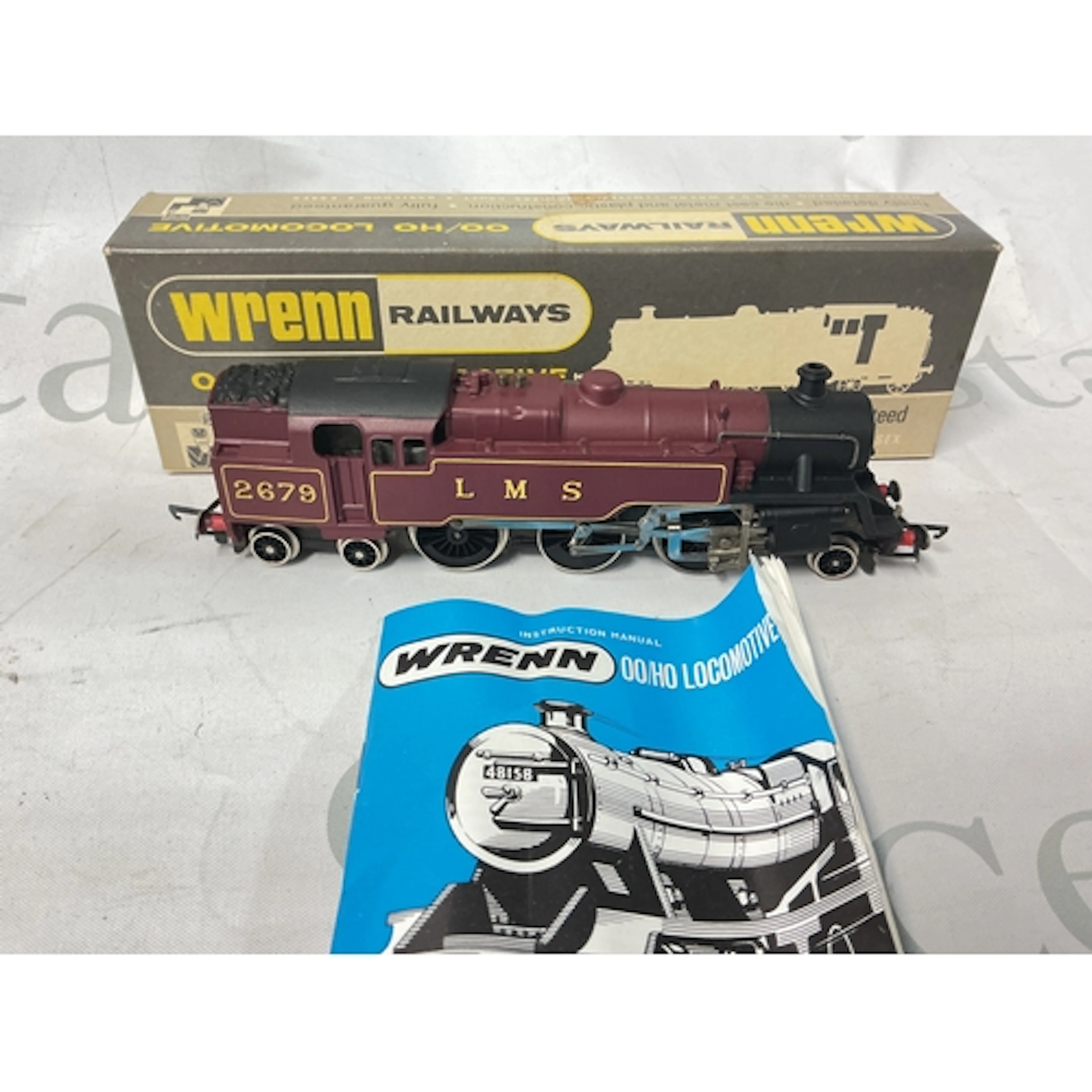 A Boxed Wrenn 00 Gauge 2-6-4 Tank LMS. No Reserve.