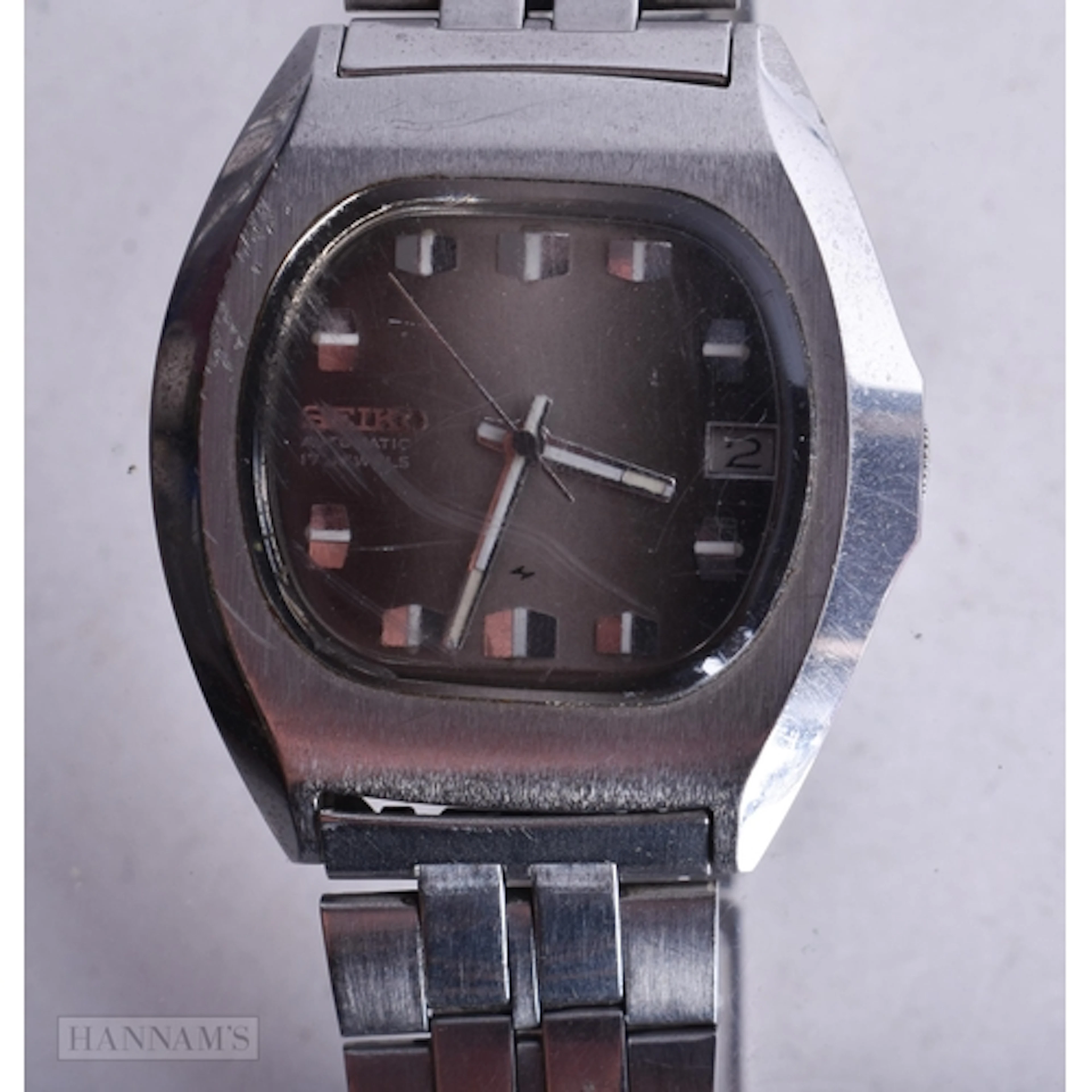 Seiko TV Dial Automatic Watch Working. 4 cm wide.
