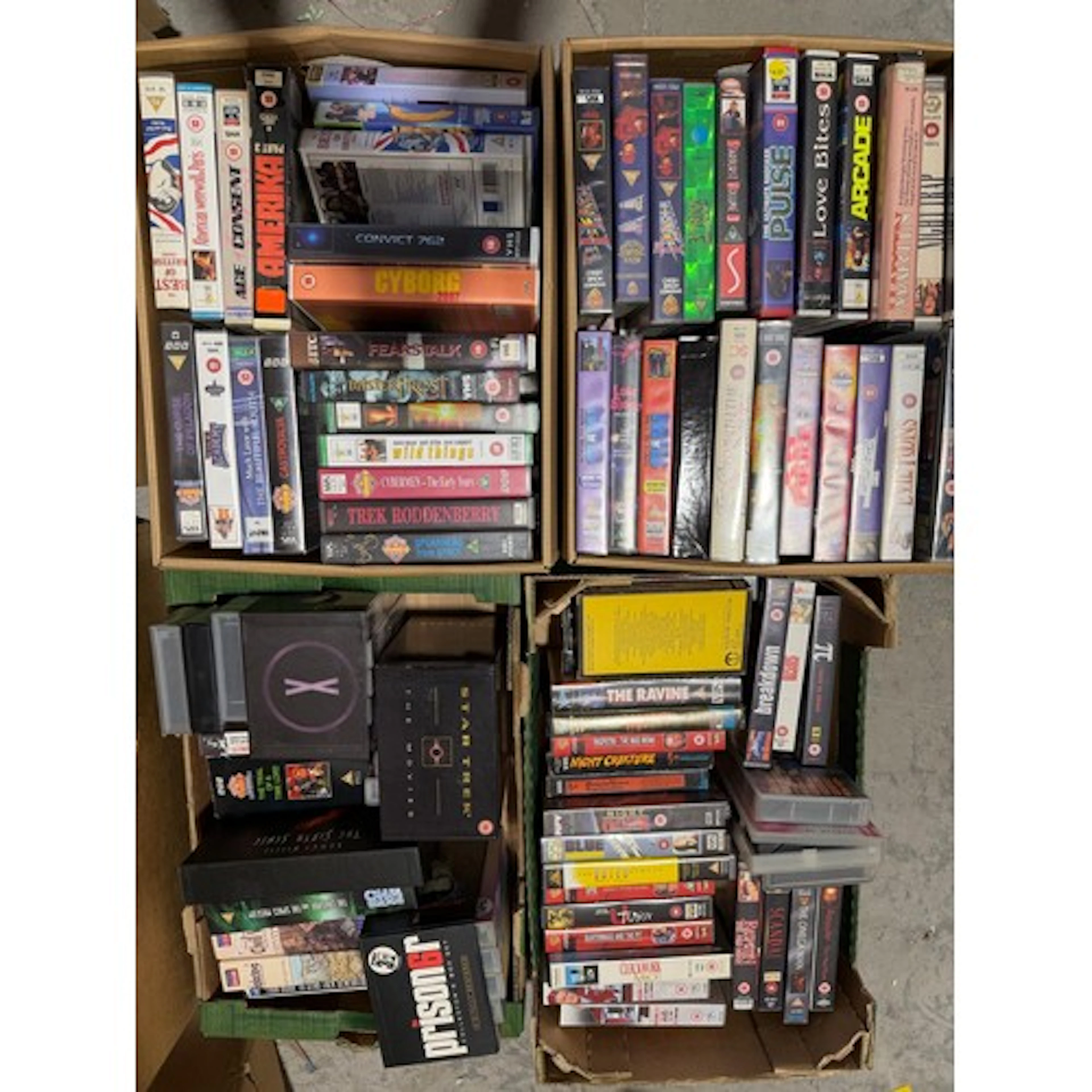 Film Nostalgia - Around 125 VHS movies and box sets to inclu...