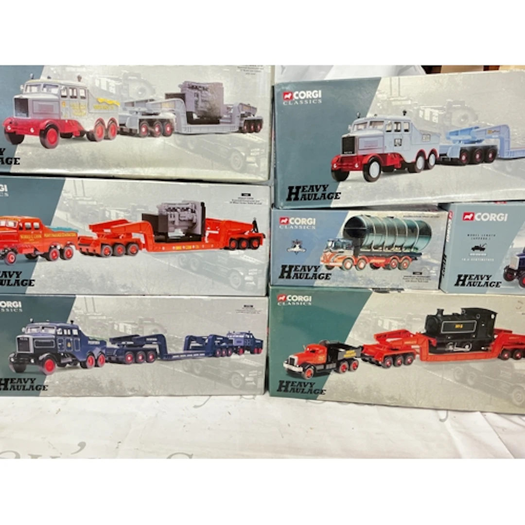 A Collection Of Boxed Corgi Classics Mostly Heavy Haulage.