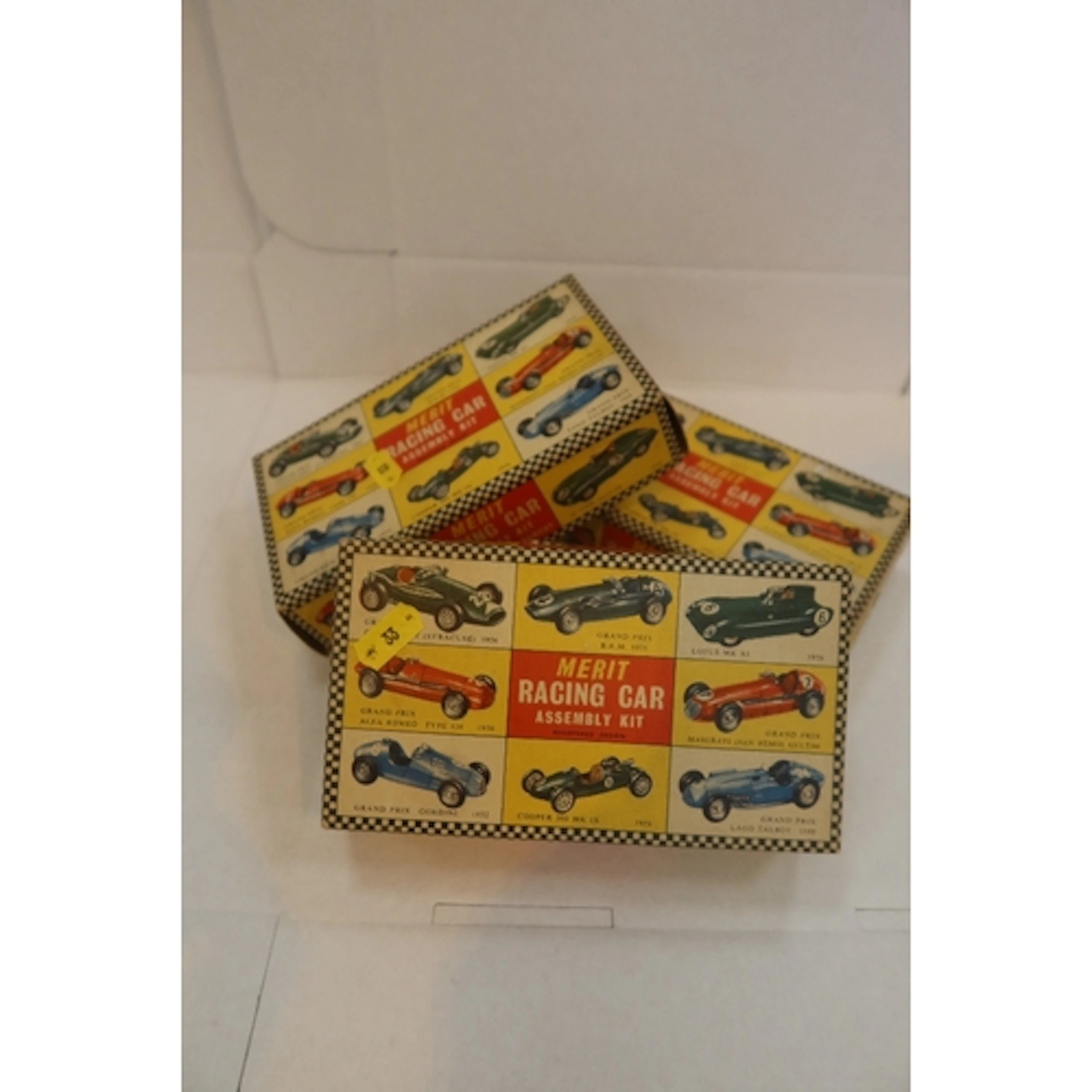 3 x Merit racing car kits ( not guaranteed complete) Type,...