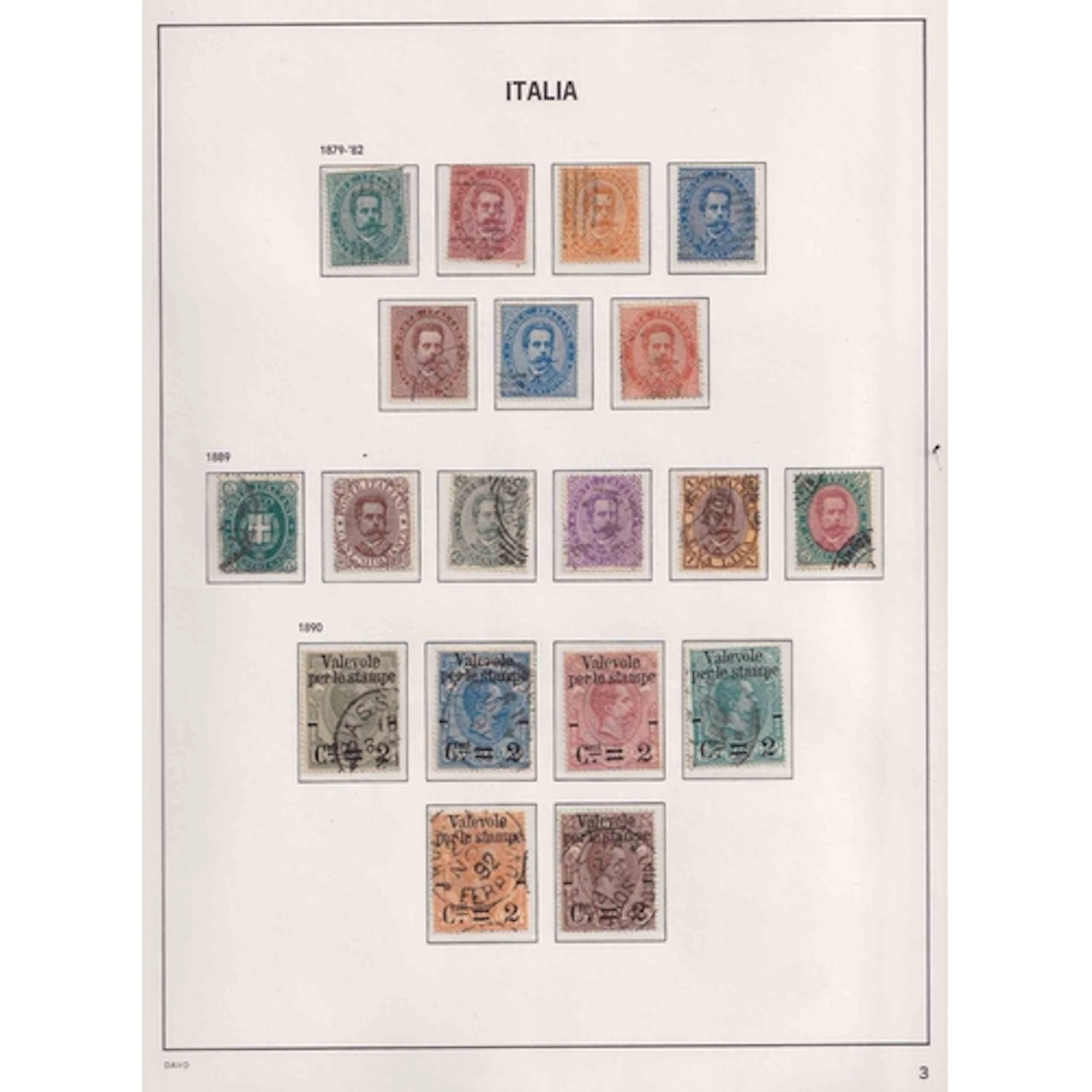 1862/1998 comprehensive used collection in 3 Davo printed al...