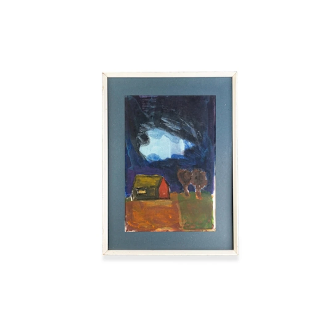 MICHAEL KANE (IRISH 1935 - 2025), Mixed media on card, frame...