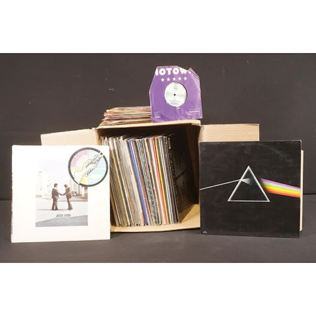 Vinyl - Over 50 Rock & Pop LPs and over 15 7" singles to inc...