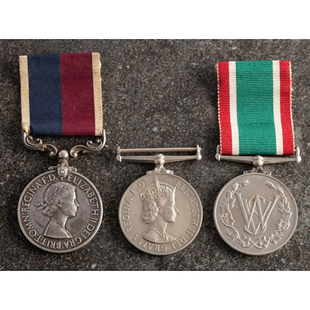 An ERII RAF LSGC to '523005 F Sgt L Jones RAF'. together wit...