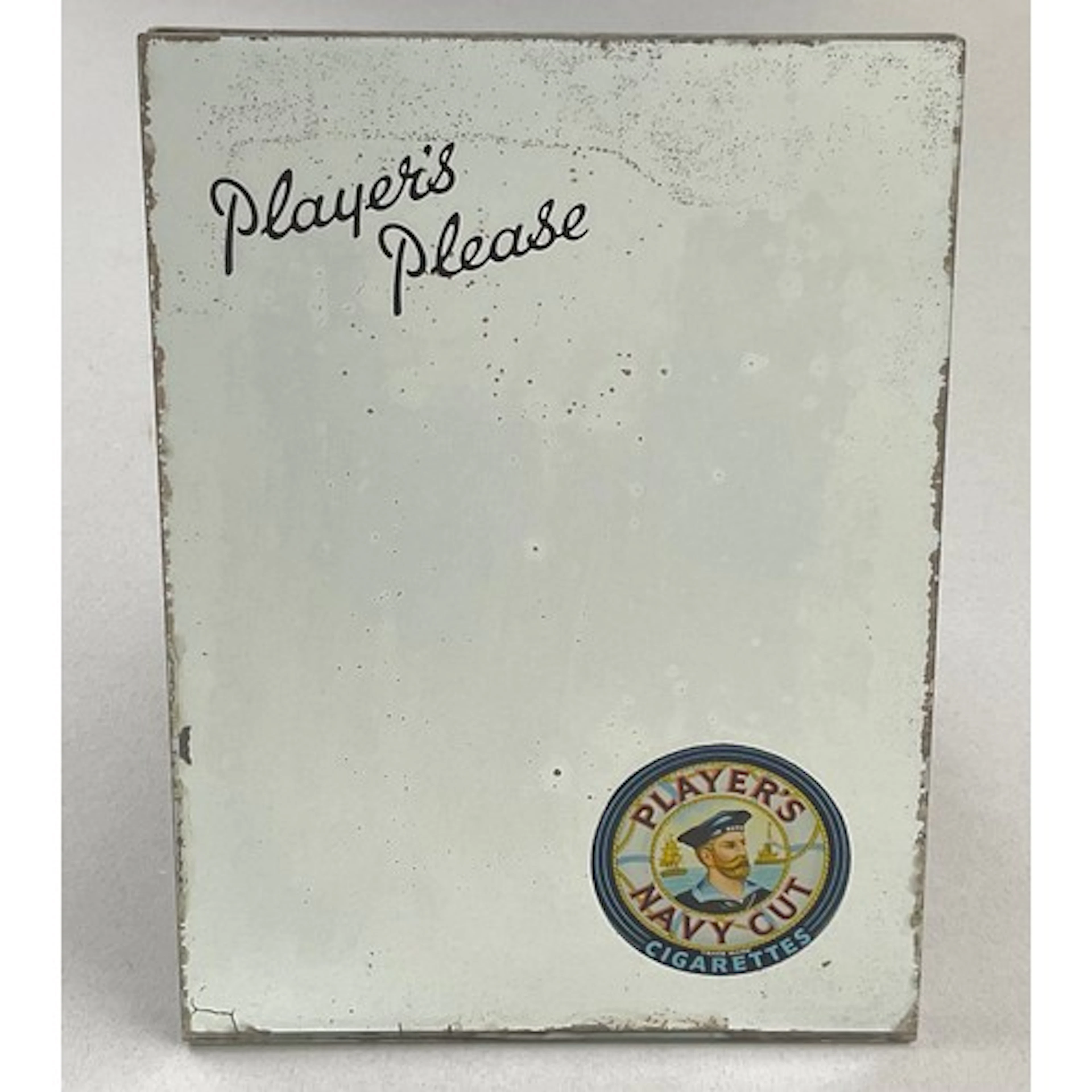 Advertising - Tobacco - a rectangular pictorial mirror, Play...