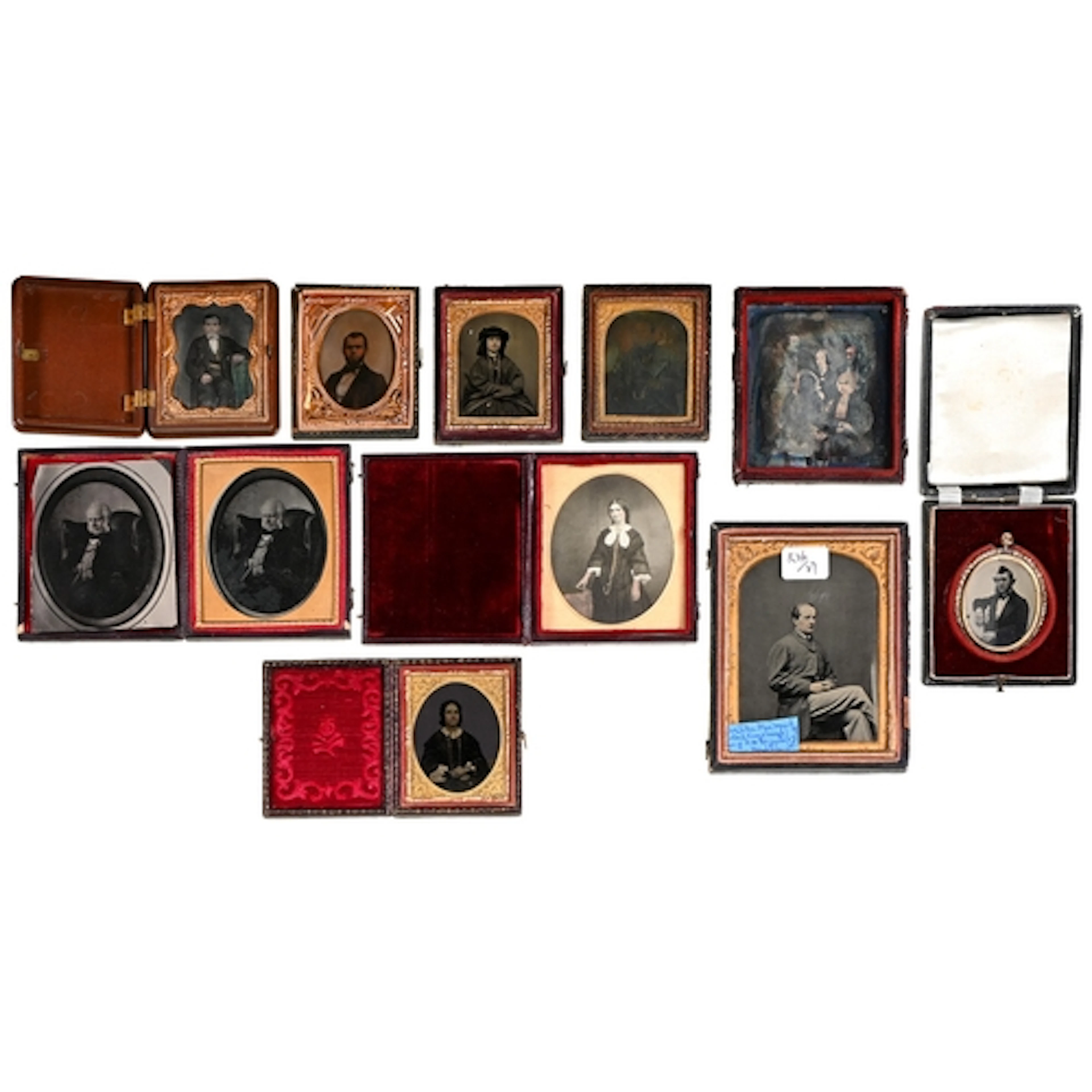 Photography. A Scottish quarter-plate ambrotype portrait of ...