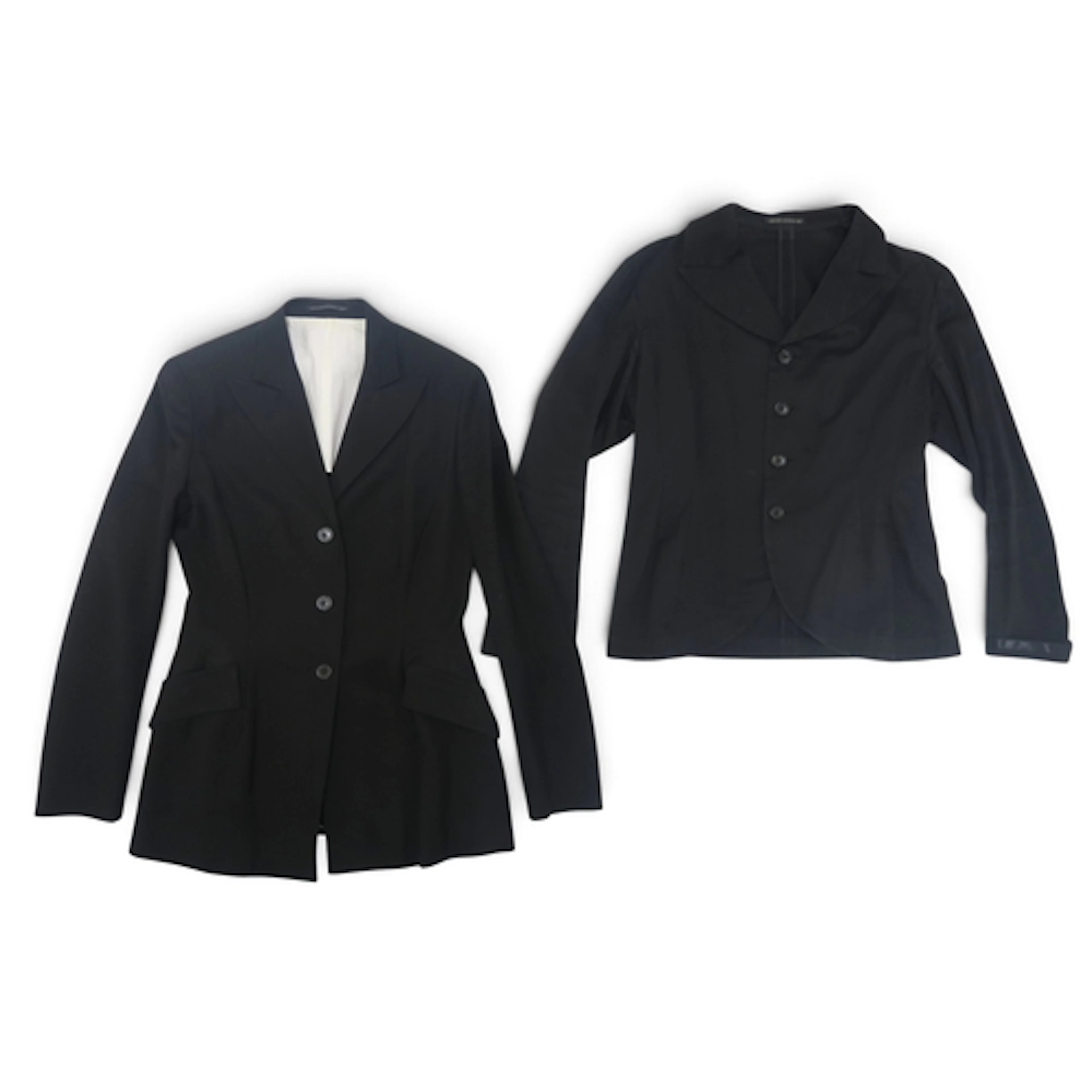 Two Yohji Yamamoto ladies cotton jackets, one partially line...