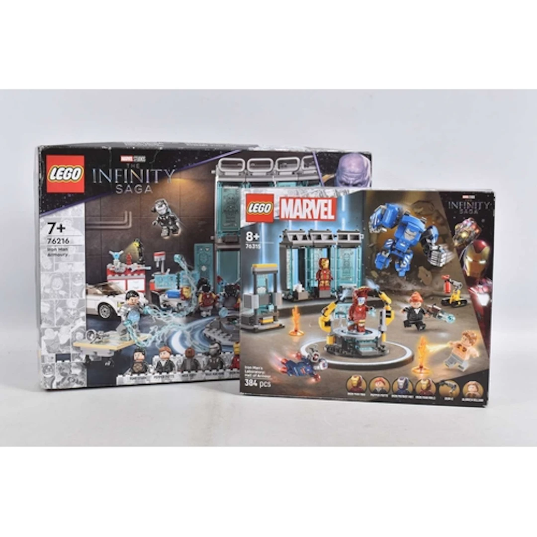 TWO BOXED AND SEALED MARVEL THE INFINITY SAGA LEGO SETS, to ...