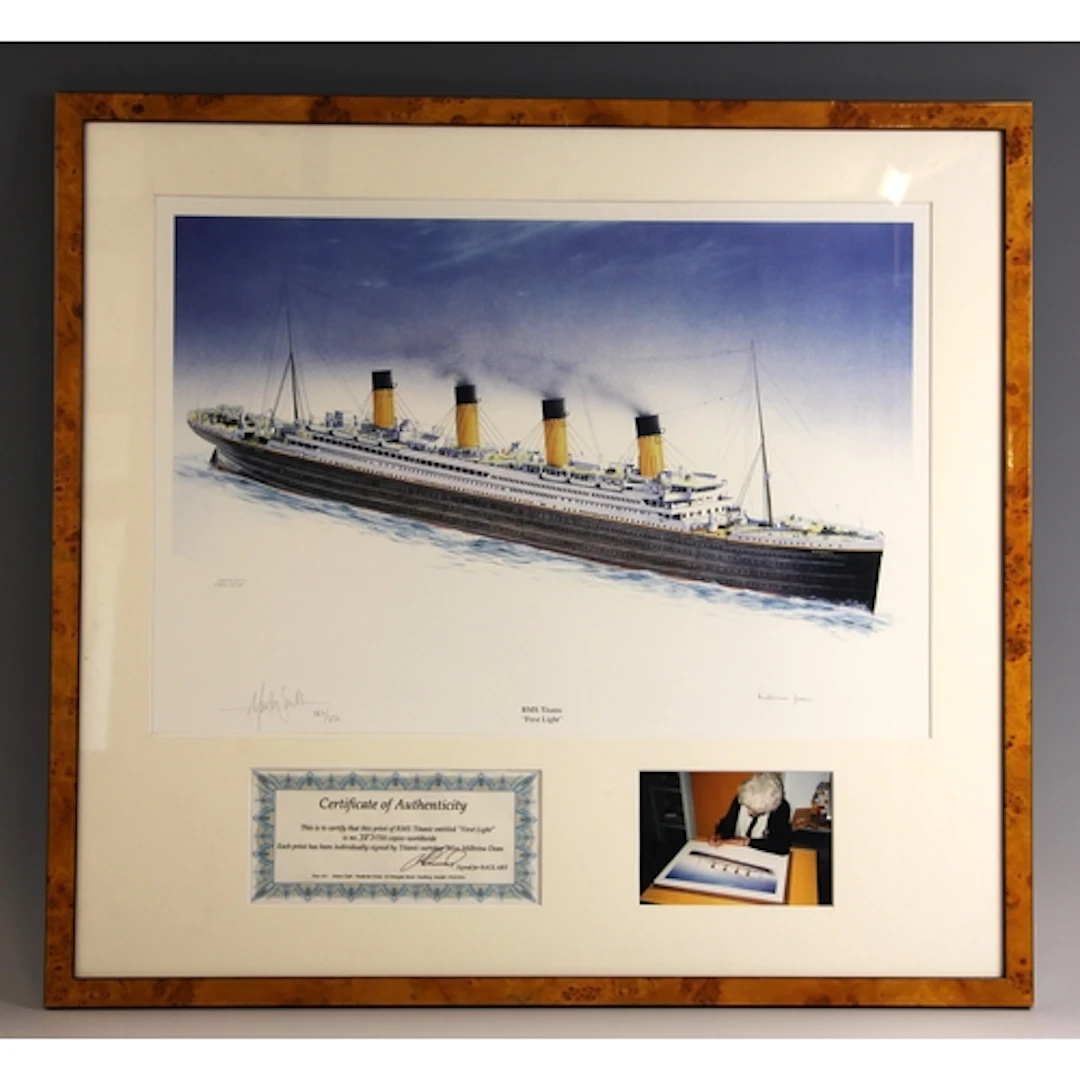 TITANIC INTEREST: After Martin Smith (British, contemporary)...