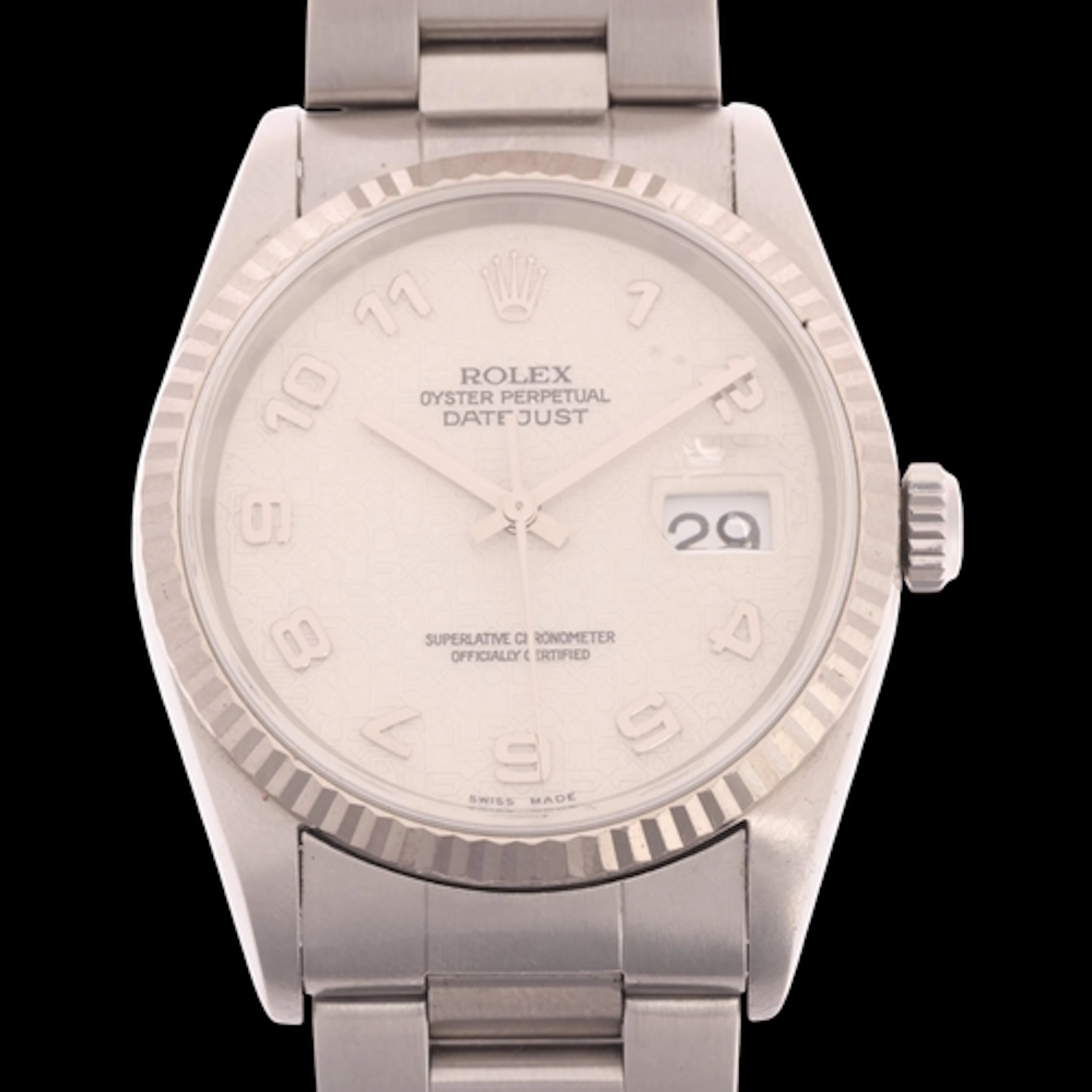 ROLEX - a stainless steel Oyster Perpetual Datejust automati...