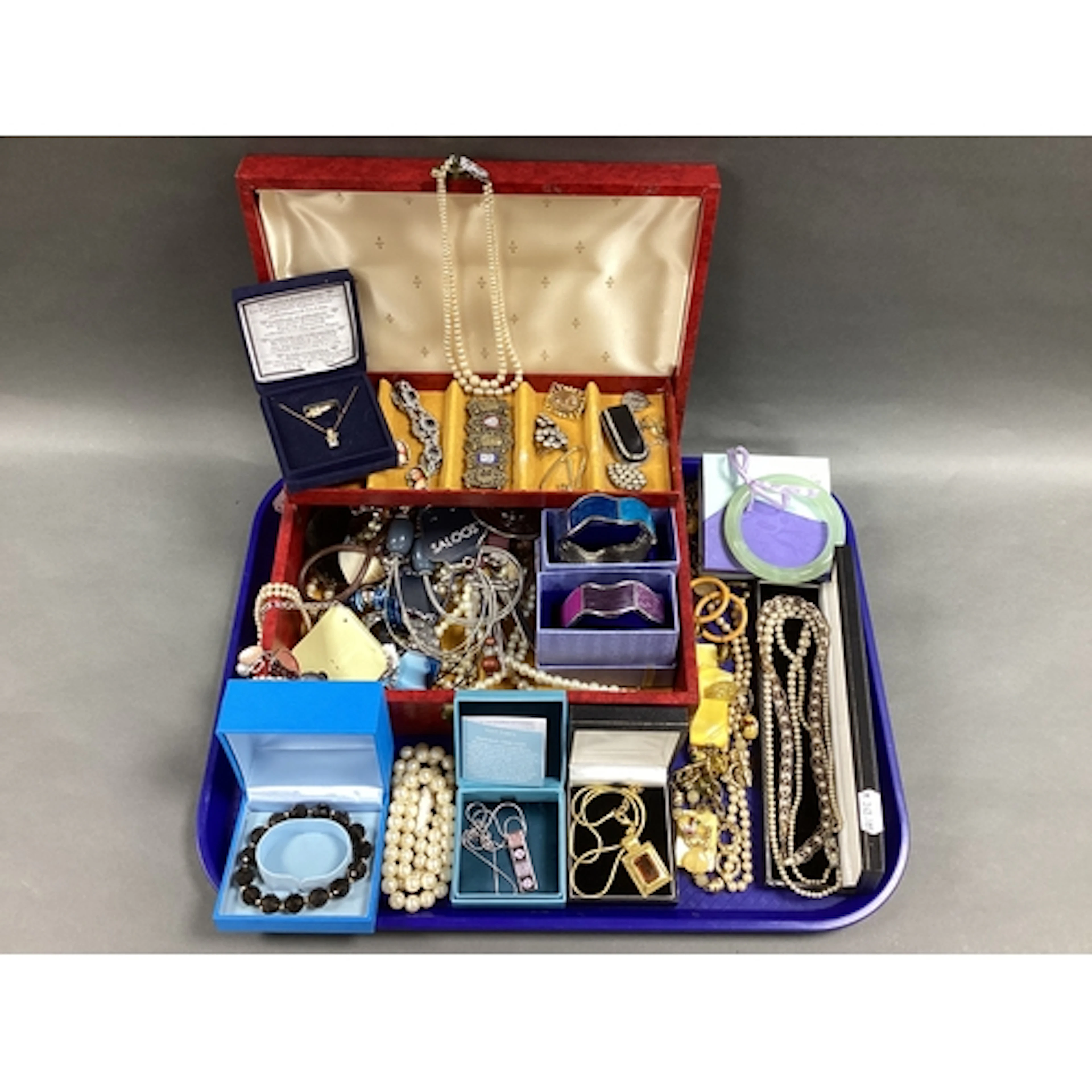 A Collection of Vintage and Later Costume Jewellery, includi...