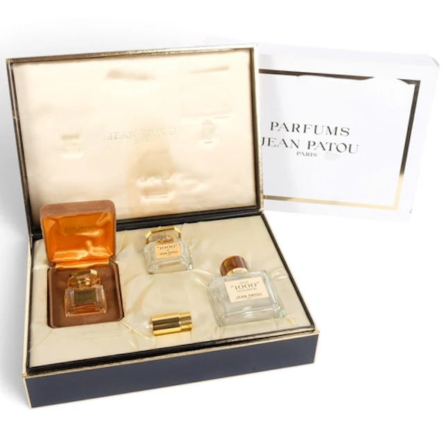 A Vintage jean Patou, Paris, "1000" fragrance presentation s...