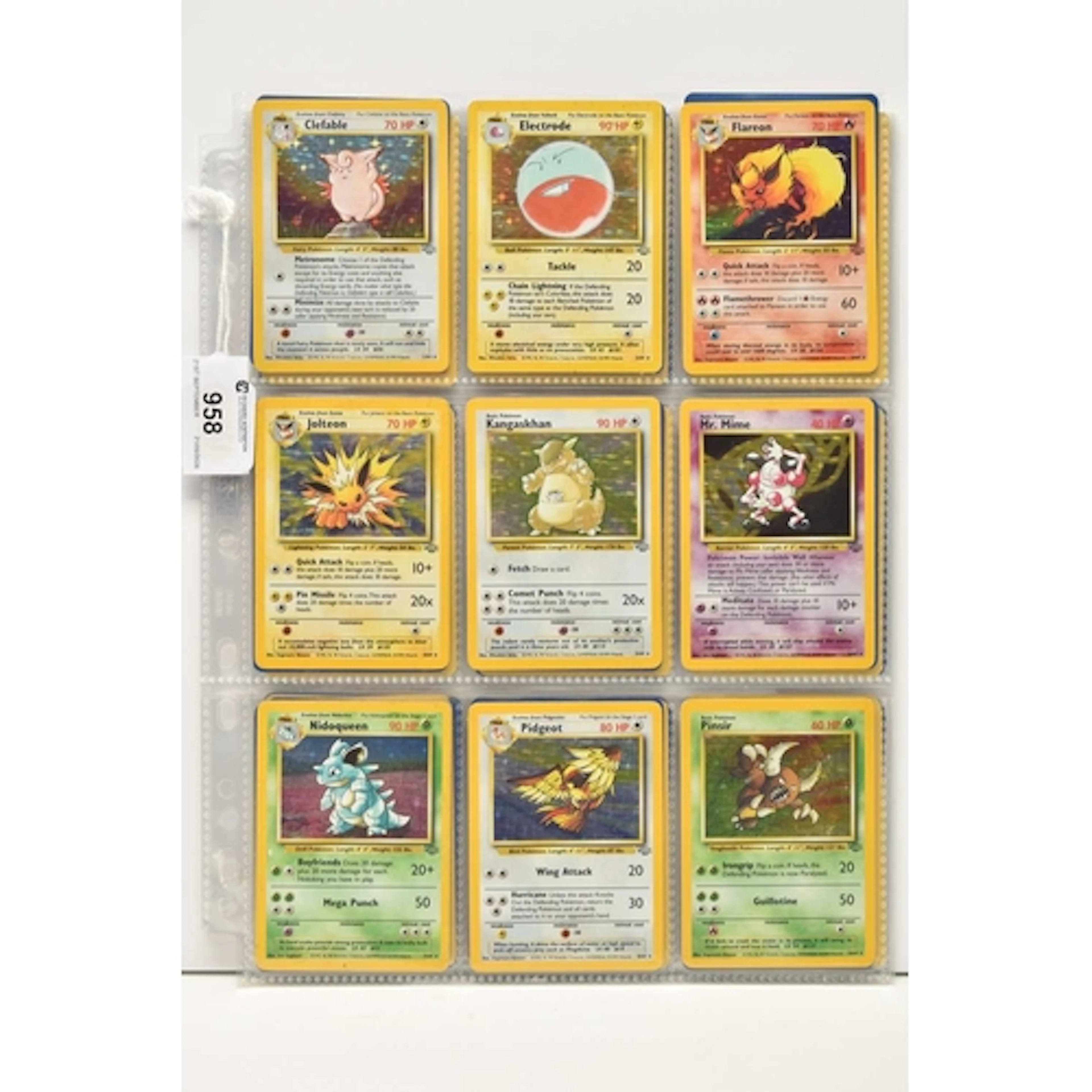 COMPLETE POKEMON JUNGLE SET, card condition varies greatly...